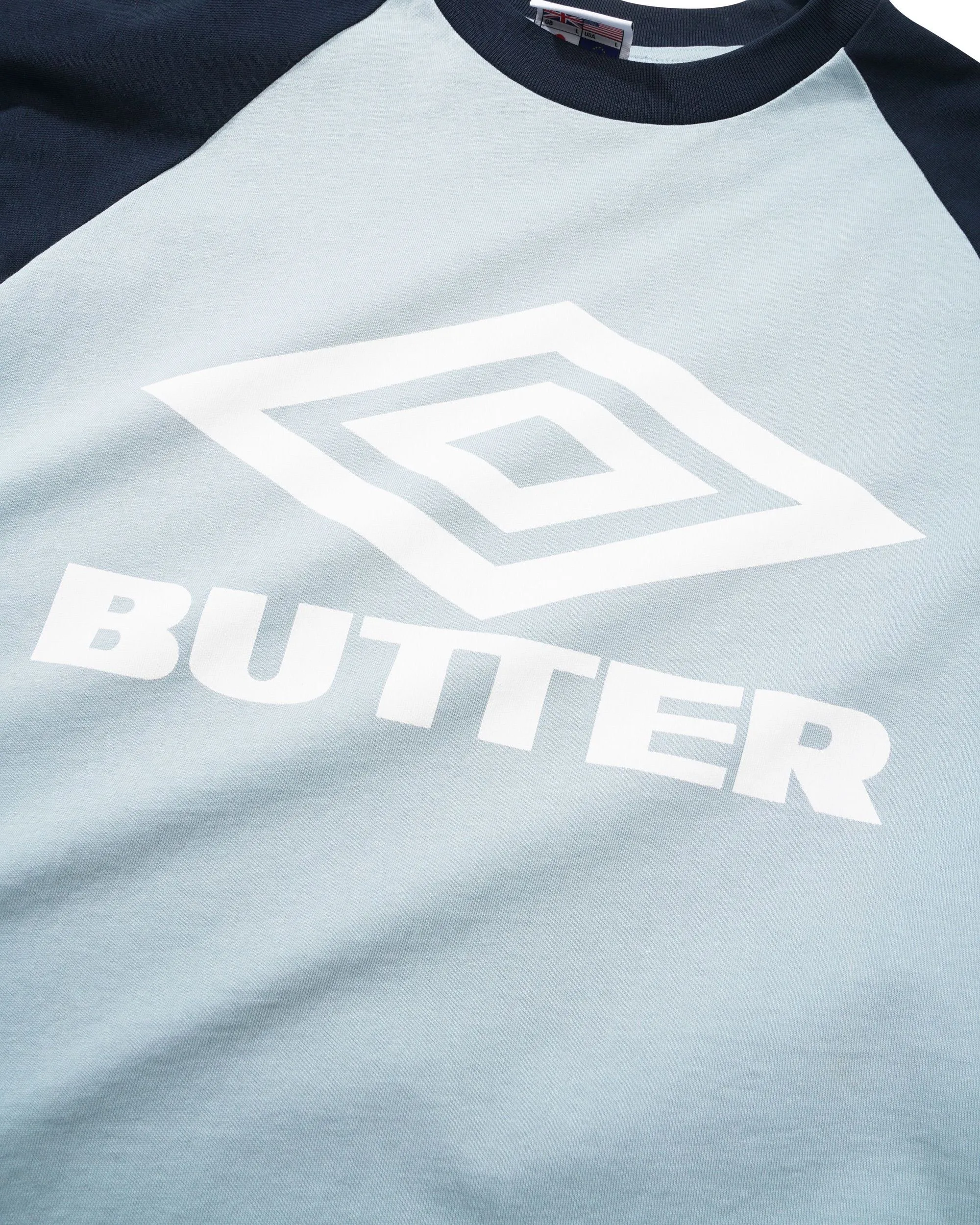 Diamond Logo Raglan Tee, Slate / Navy sold by Butter product image thumbnail 3