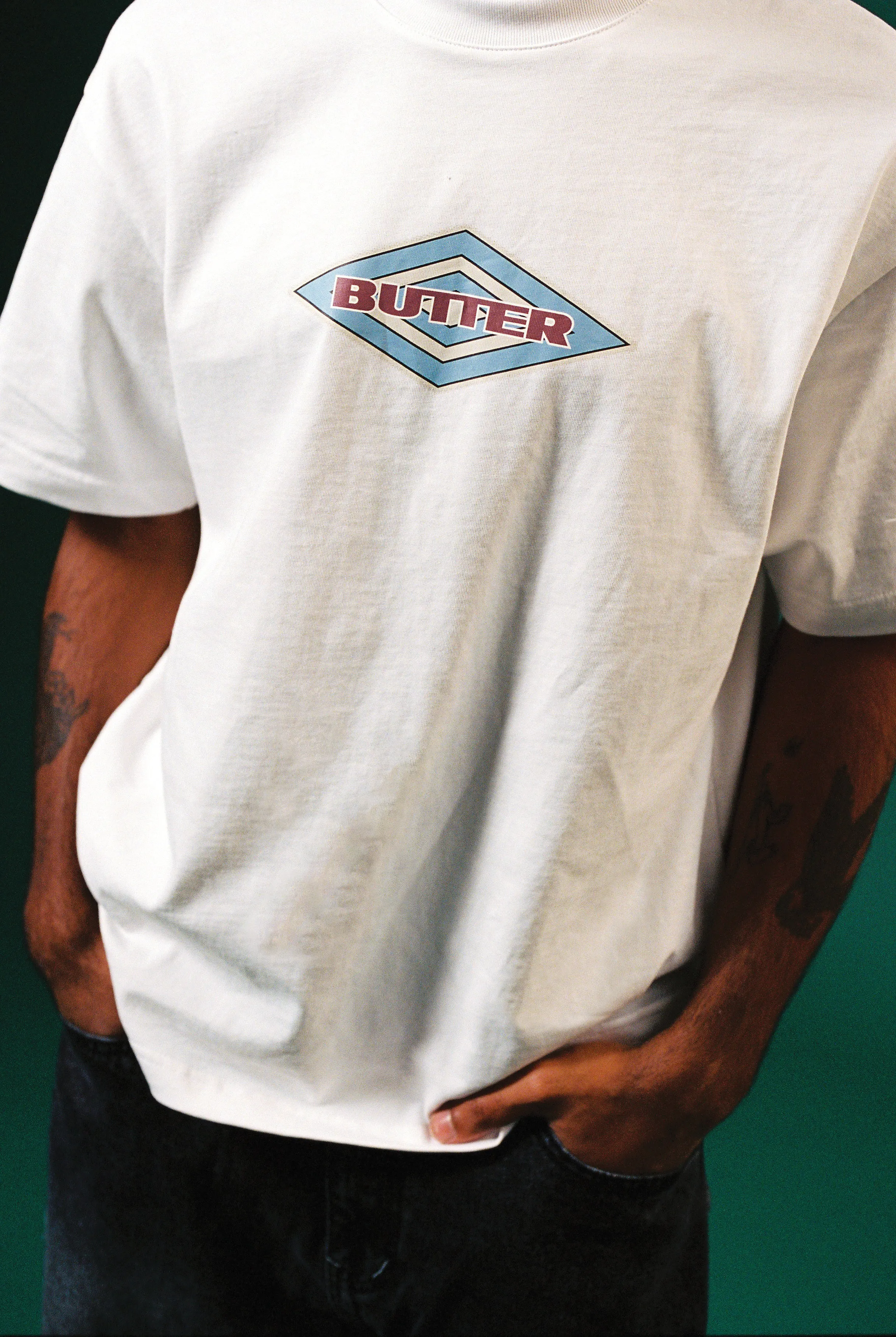 Diamond Logo Tee, Black sold by Butter product image thumbnail 3