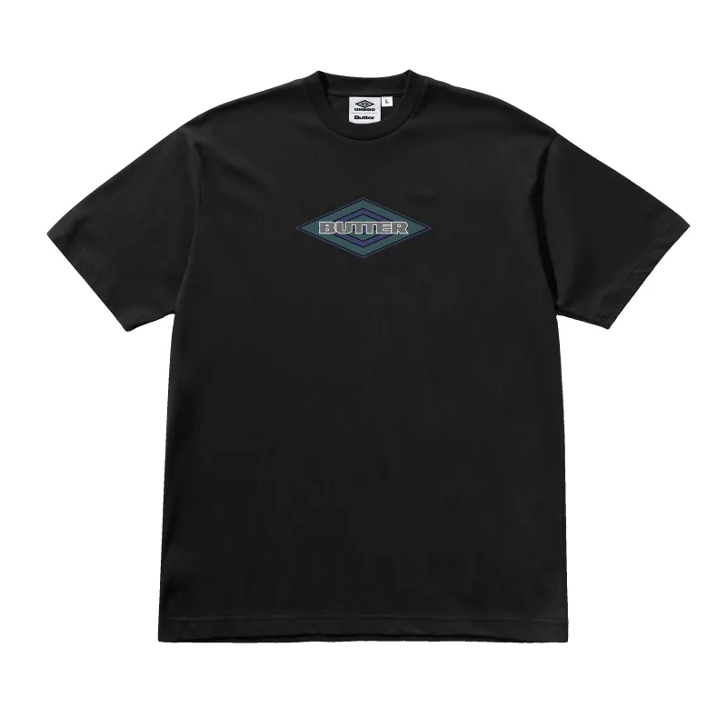 Diamond Logo Tee, Black made by Butter