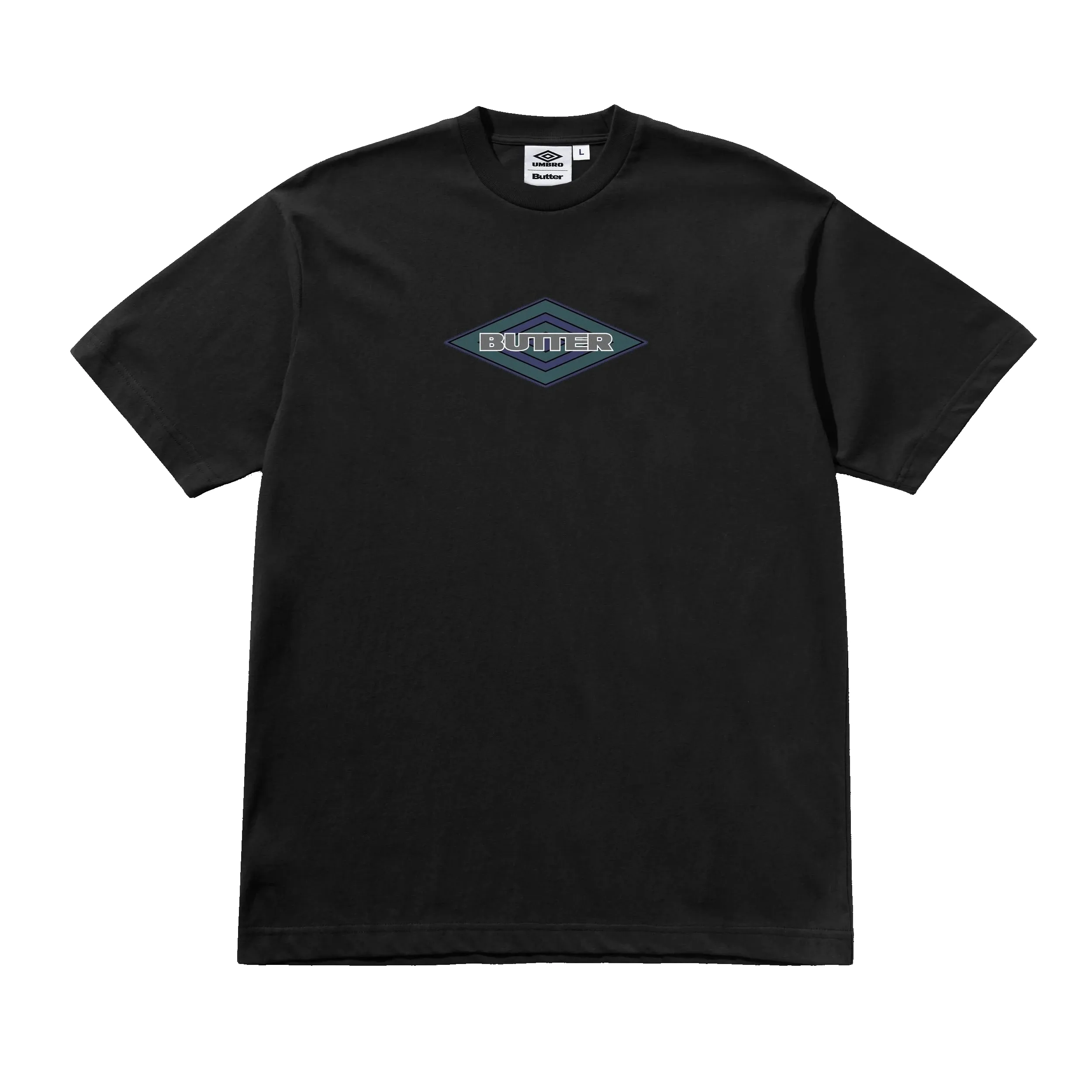 Diamond Logo Tee, Black sold by Butter