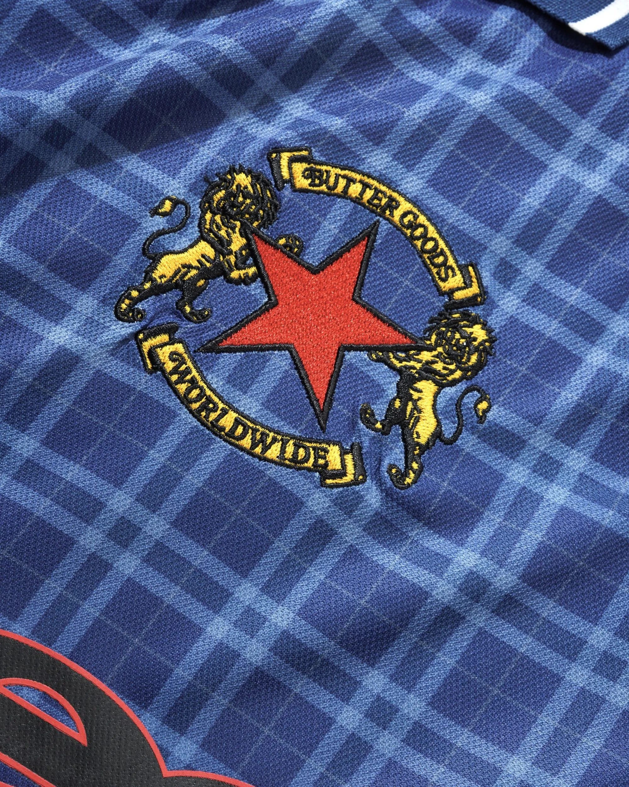 Plaid Jersey, Navy / Slate sold by Butter product image thumbnail 4