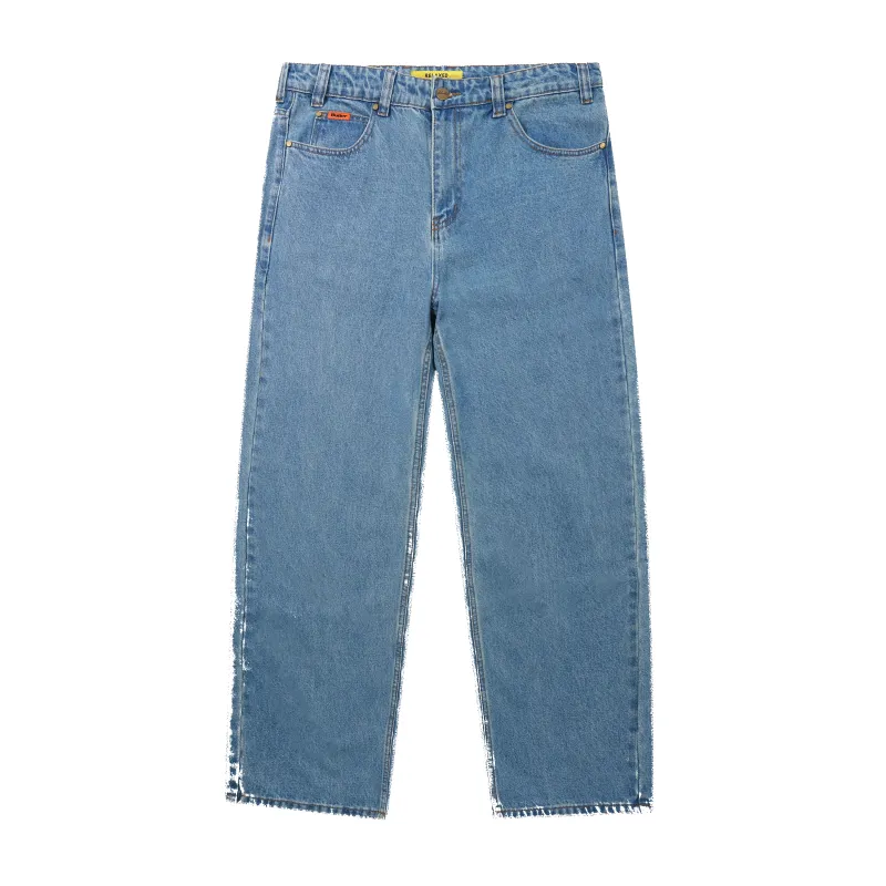 Relaxed Denim Jeans, Washed Indigo made by Butter