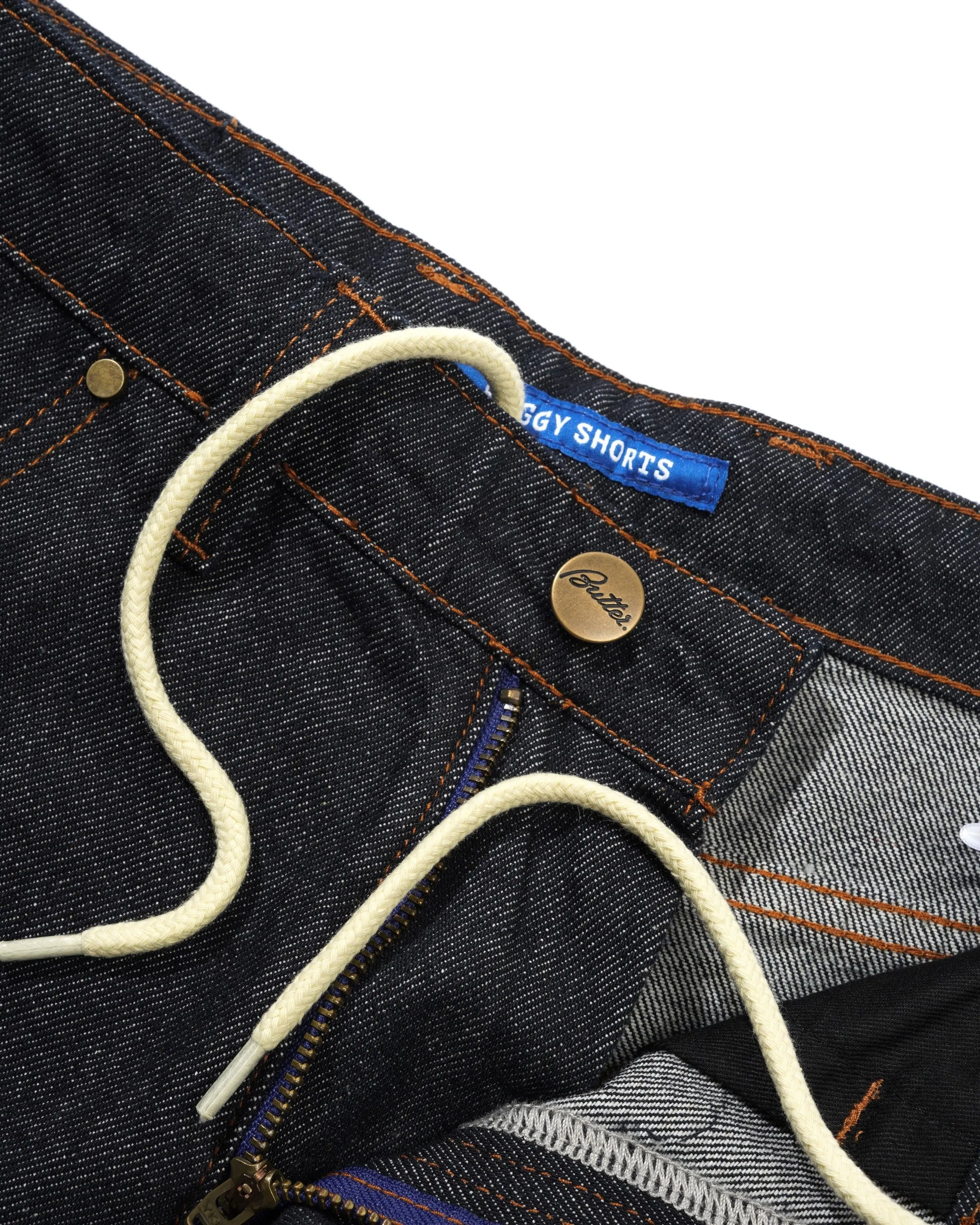 Baggy Denim Shorts, Raw Indigo sold by Butter product image thumbnail 5