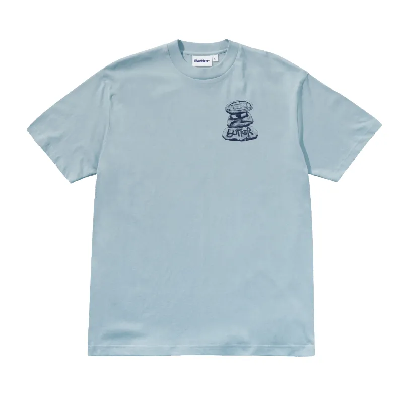 Boulder Terrain Tee, Grey Blue made by Butter