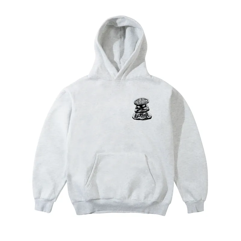 Boulder Terrain Pullover Hood, Ash made by Butter