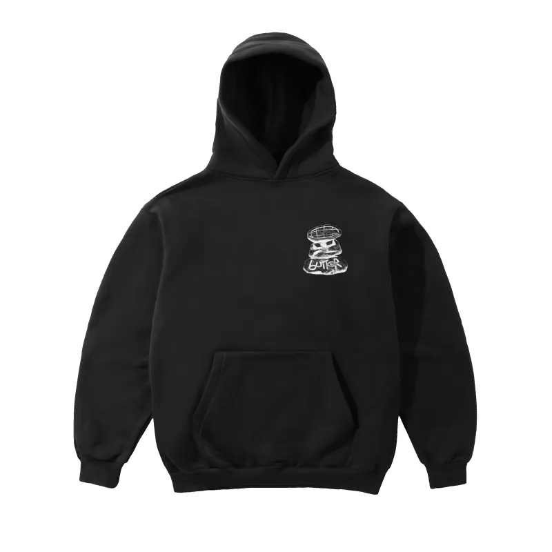 Boulder Terrain Pullover Hood, Black made by Butter