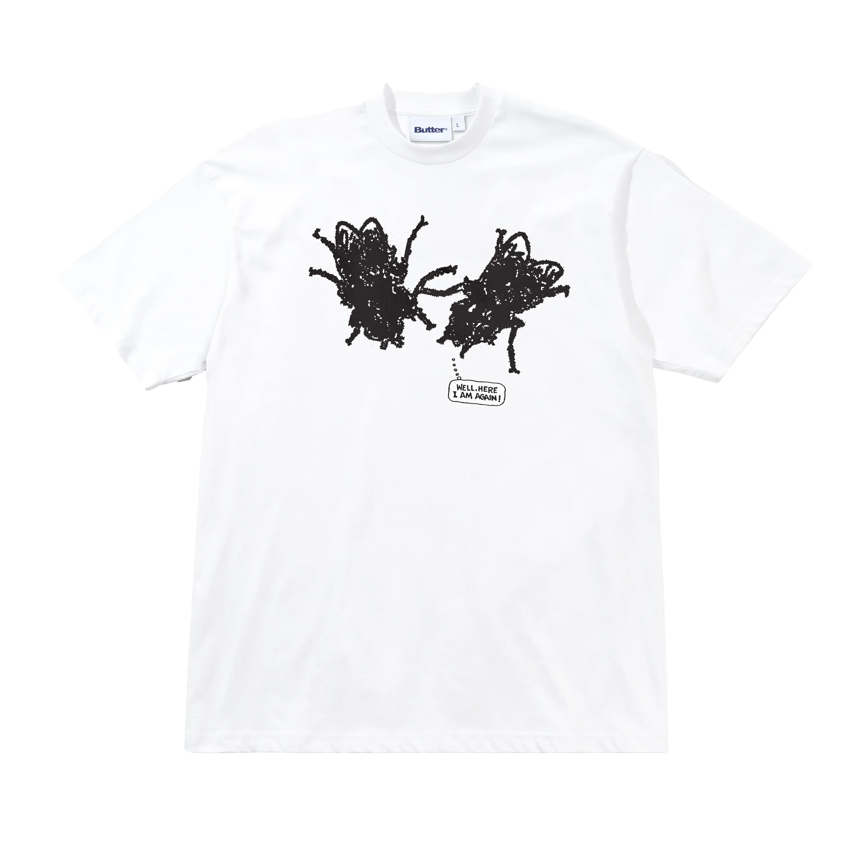 Again Tee, White sold by Butter