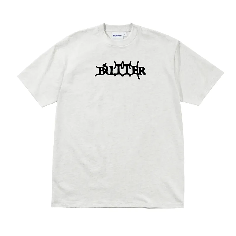 Serif Tee, Ash made by Butter