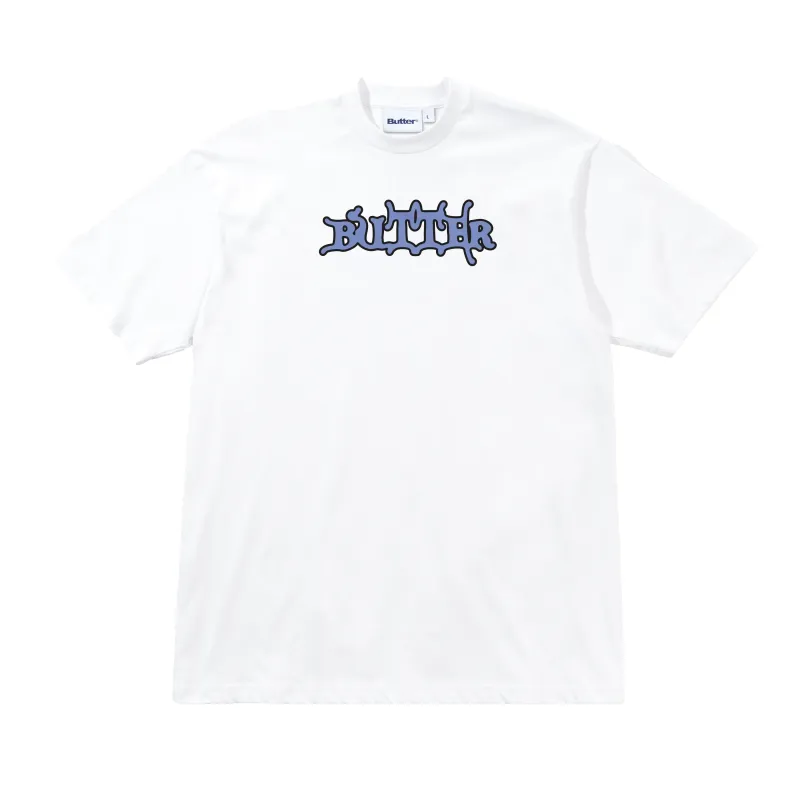 Serif Tee, White made by Butter