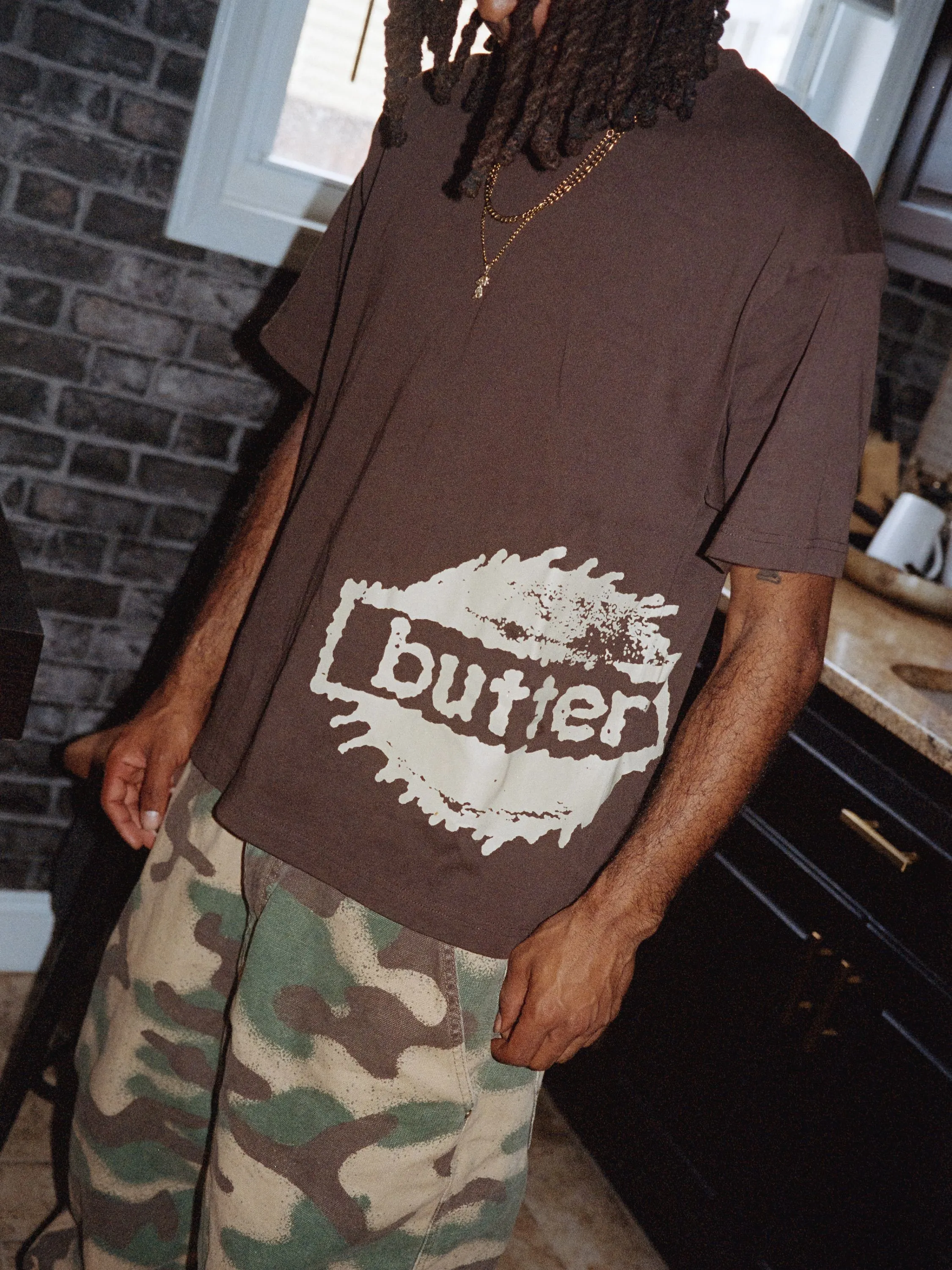 Barrel Tee, Charcoal sold by Butter product image thumbnail 3