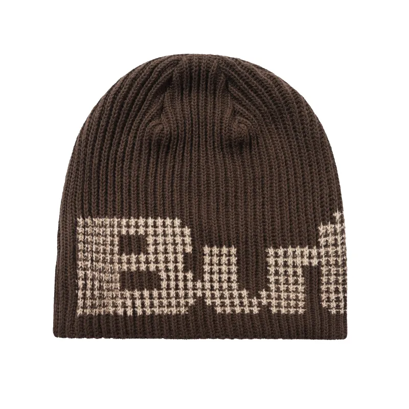 Stars Skully Beanie, Dark Brown made by Butter