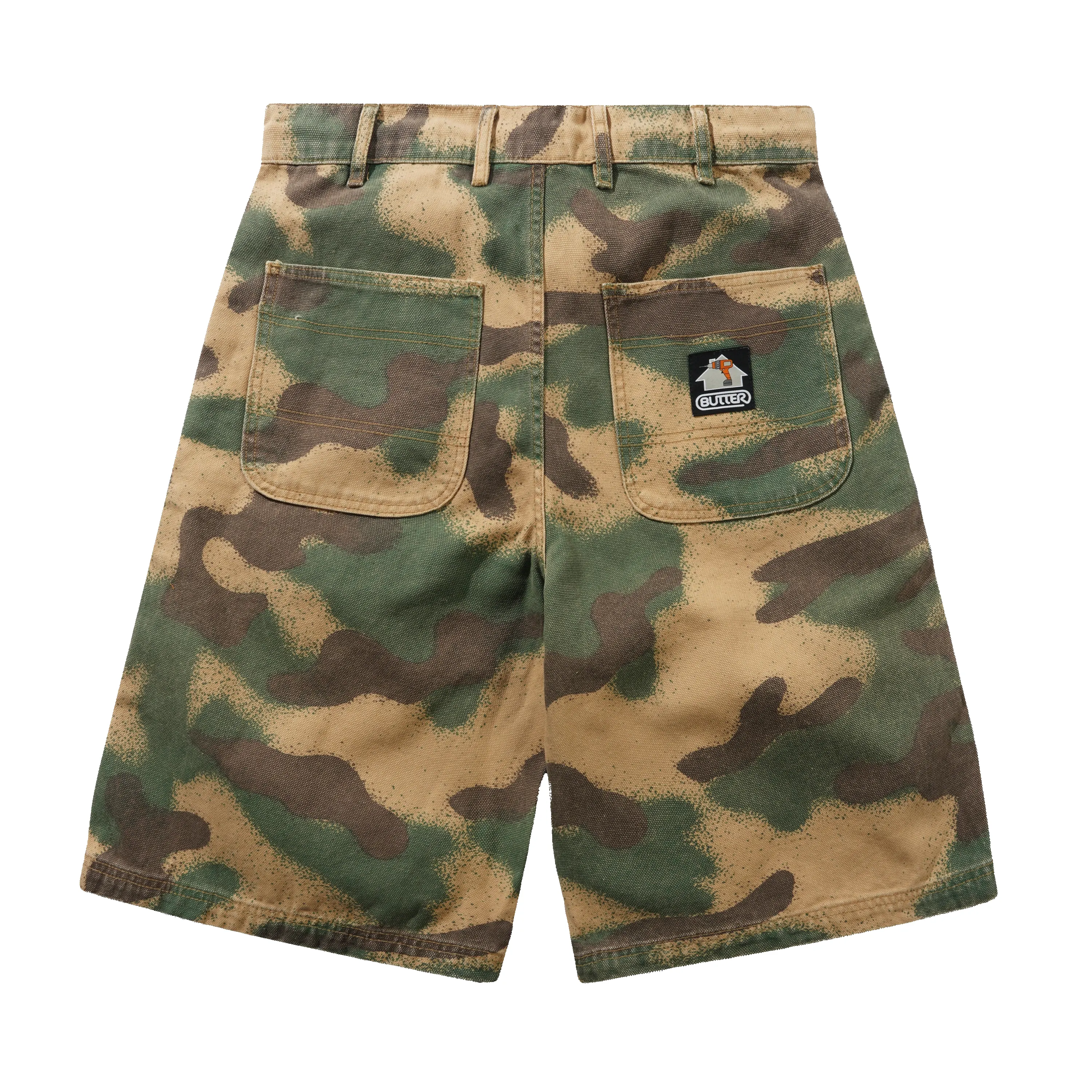 Work Shorts, Spray Camo sold by Butter product image thumbnail 2