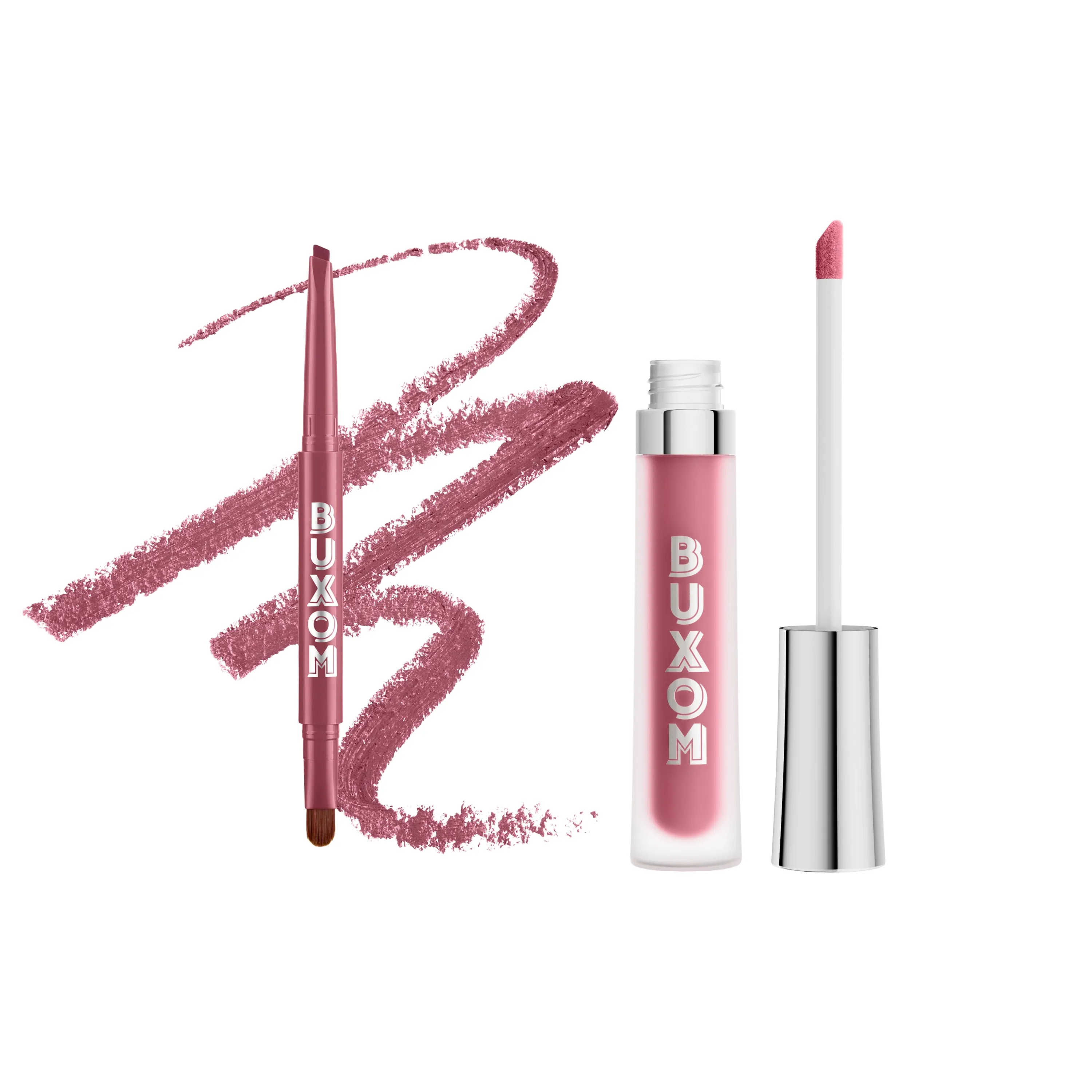 Full-On™ Plumping Lip Cream Gloss and Power Line™ Plumping Lip Liner sold by Buxom