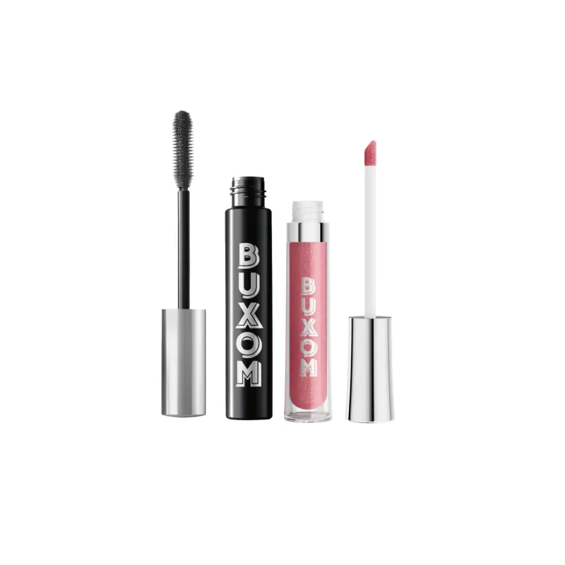 Plumping Lip Polish Gloss and Volumizing Mascara Set sold by Buxom