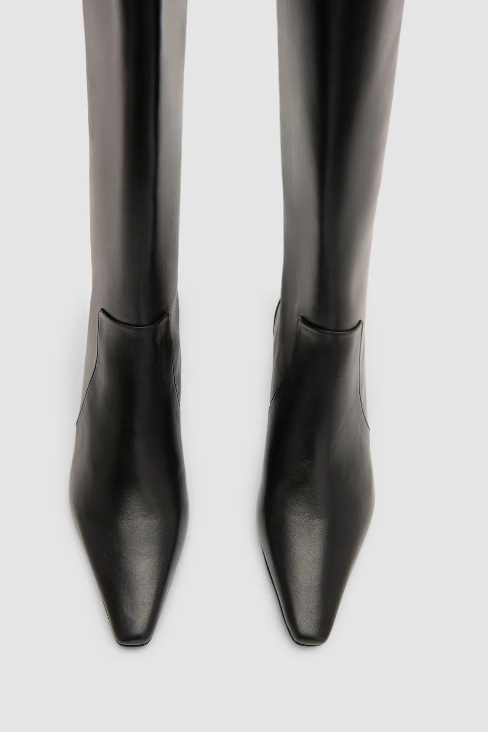 Pascal Black Nappa Leather Knee-High Boot sold by BY FAR product image thumbnail 3