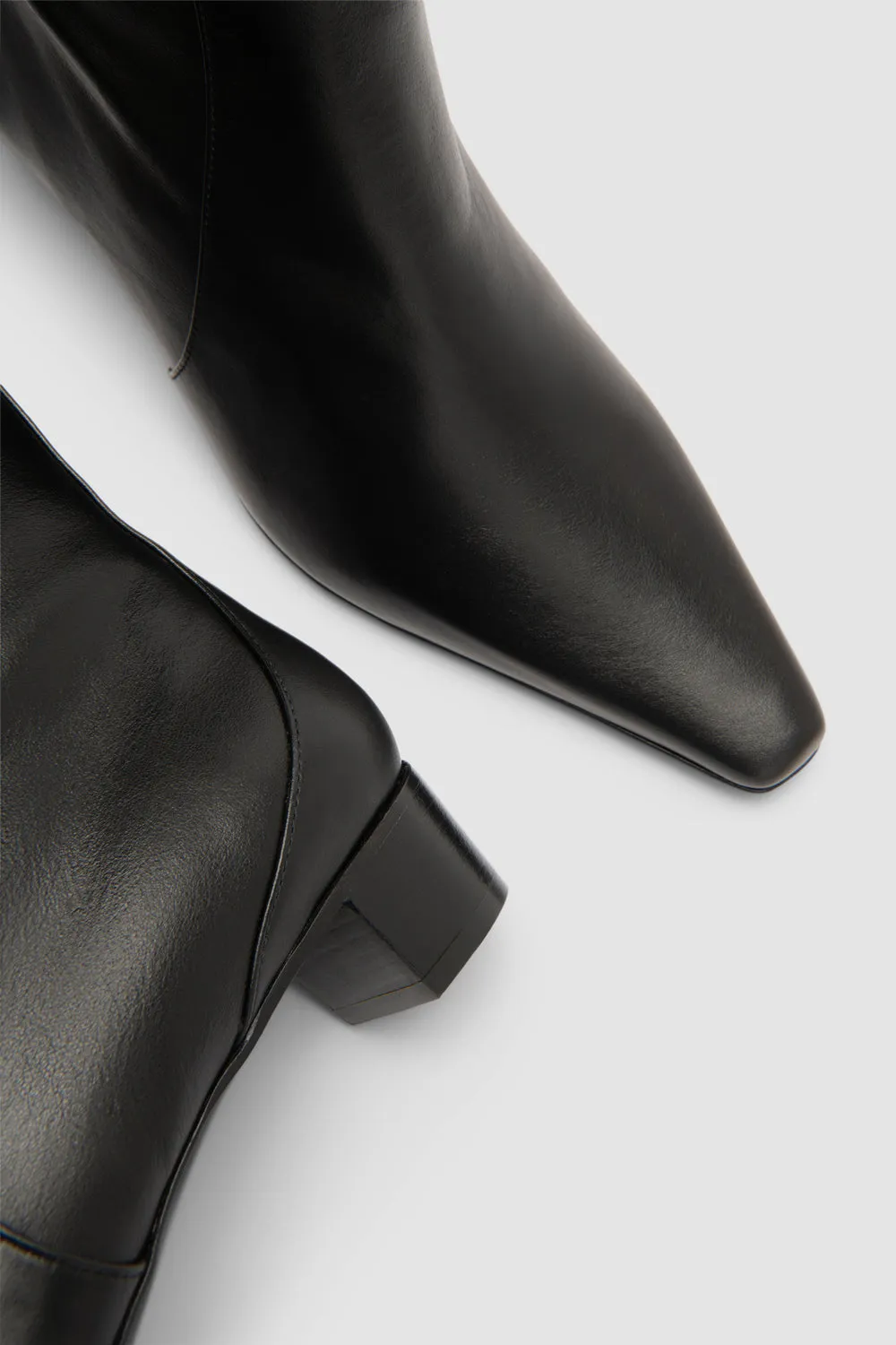 Pascal Black Nappa Leather Knee-High Boot sold by BY FAR product image thumbnail 4