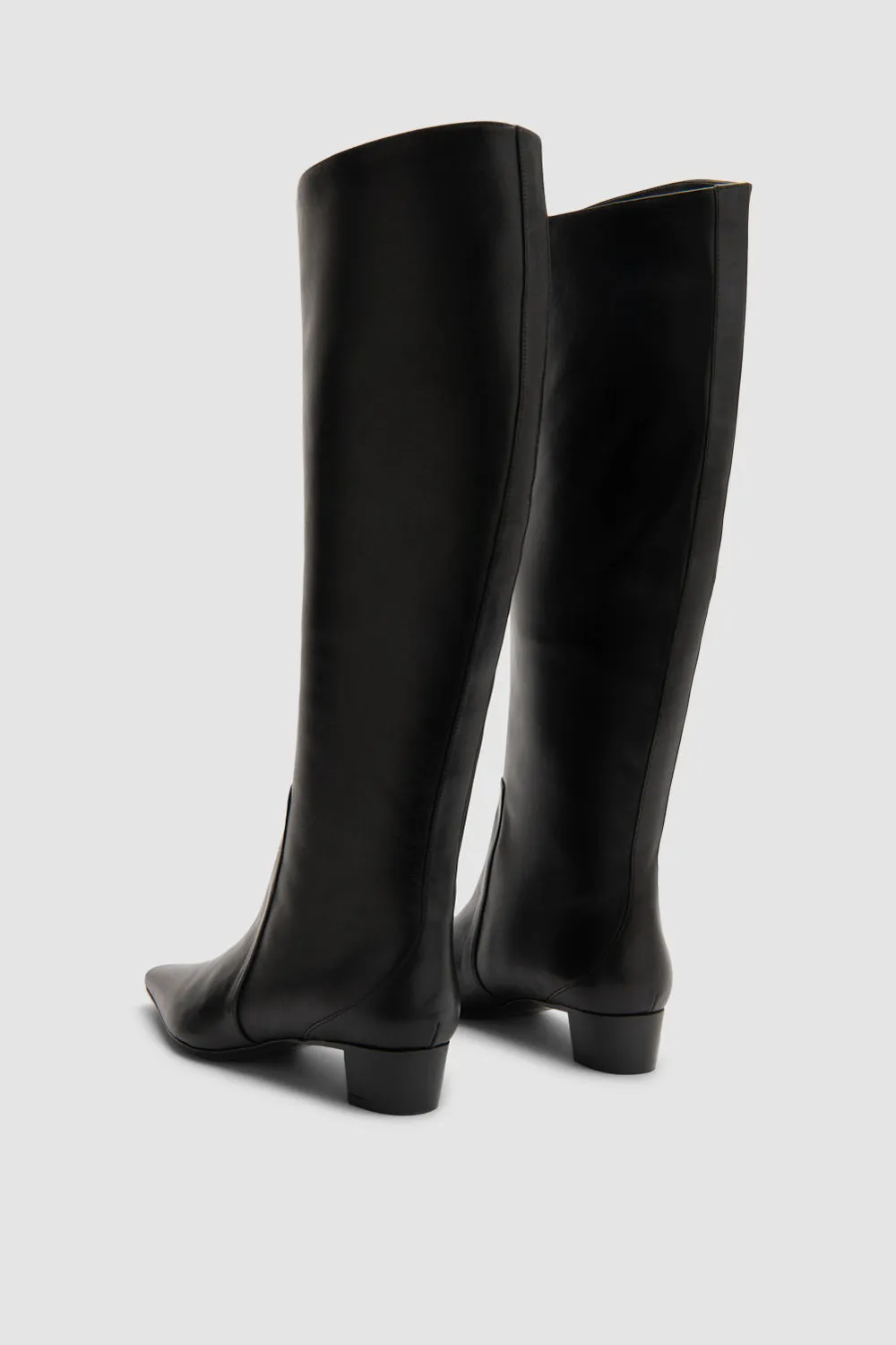 Pascal Black Nappa Leather Knee-High Boot sold by BY FAR product image thumbnail 5