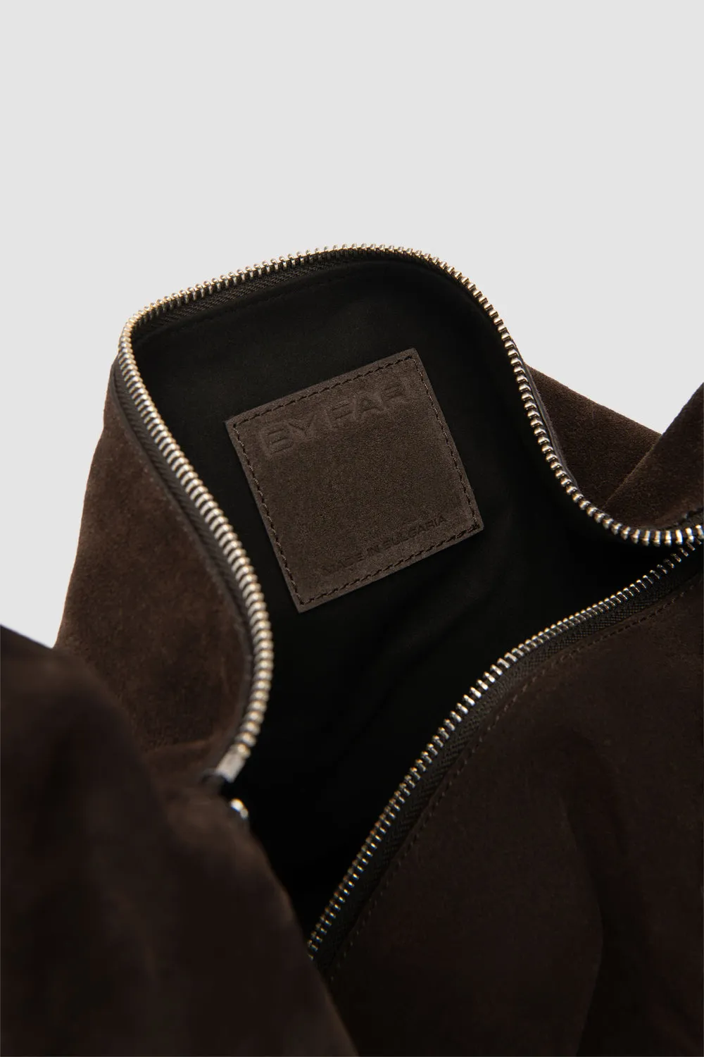 Trayana Ristretto Suede and Nappa Leather Crossbody Bag sold by BY FAR product image thumbnail 5