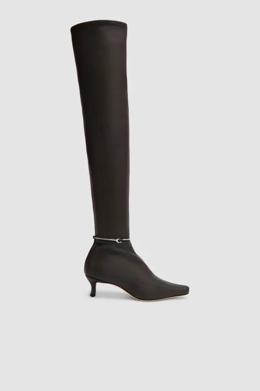 Kitten Stretch Stevie Ristretto Nappa Leather Boot sold by BY FAR