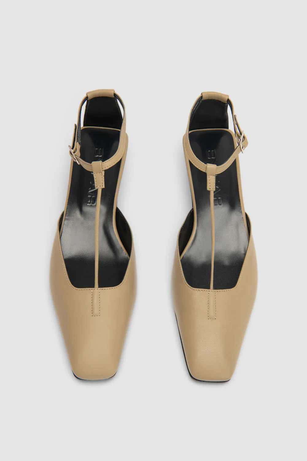 Tao Mangrove Lamb Nappa Leather Kitten Heel sold by BY FAR product image thumbnail 3