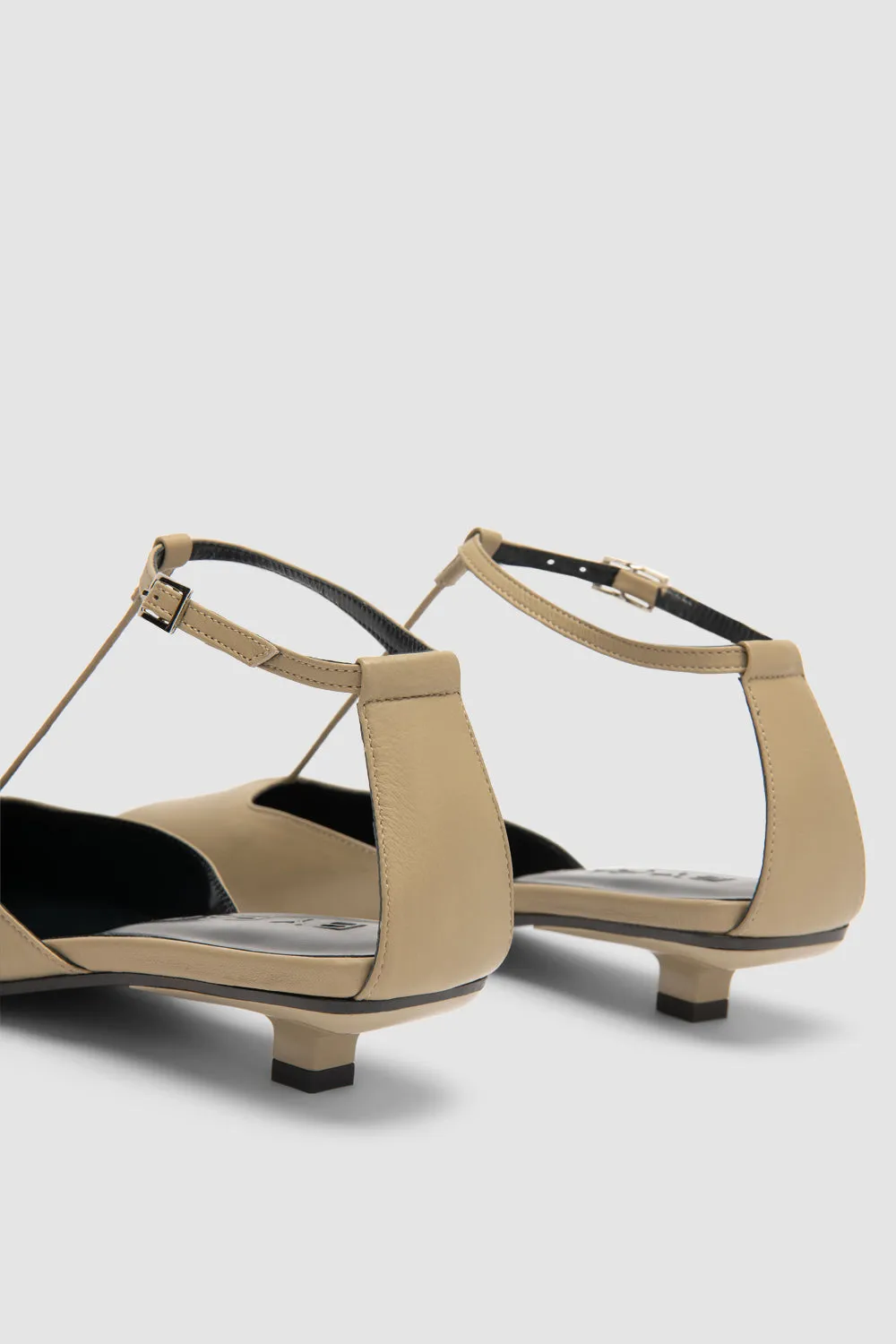 Tao Mangrove Lamb Nappa Leather Kitten Heel sold by BY FAR product image thumbnail 5