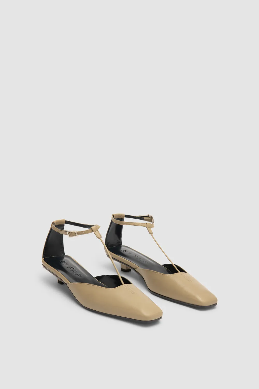 Tao Mangrove Lamb Nappa Leather Kitten Heel sold by BY FAR product image thumbnail 2