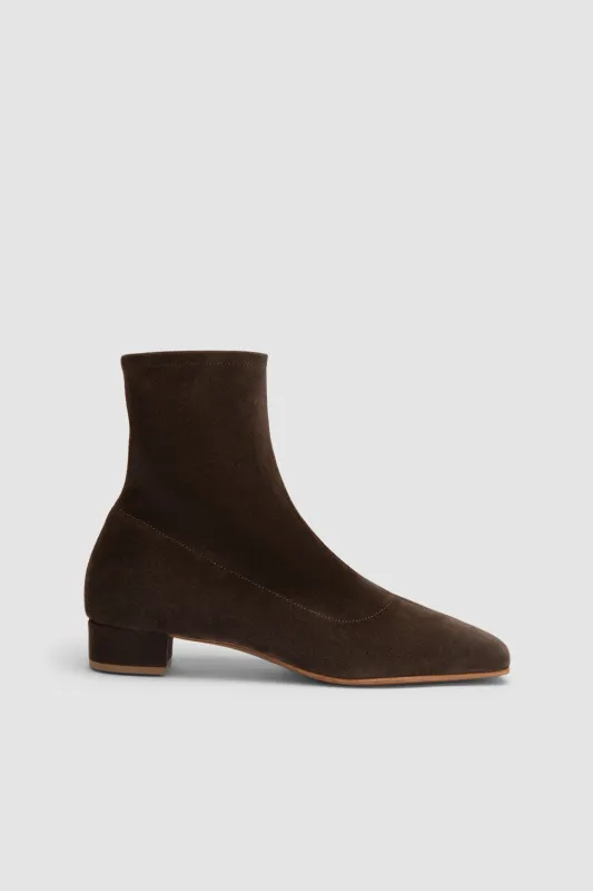 Este Ristretto Suede Leather Ankle Boot sold by BY FAR