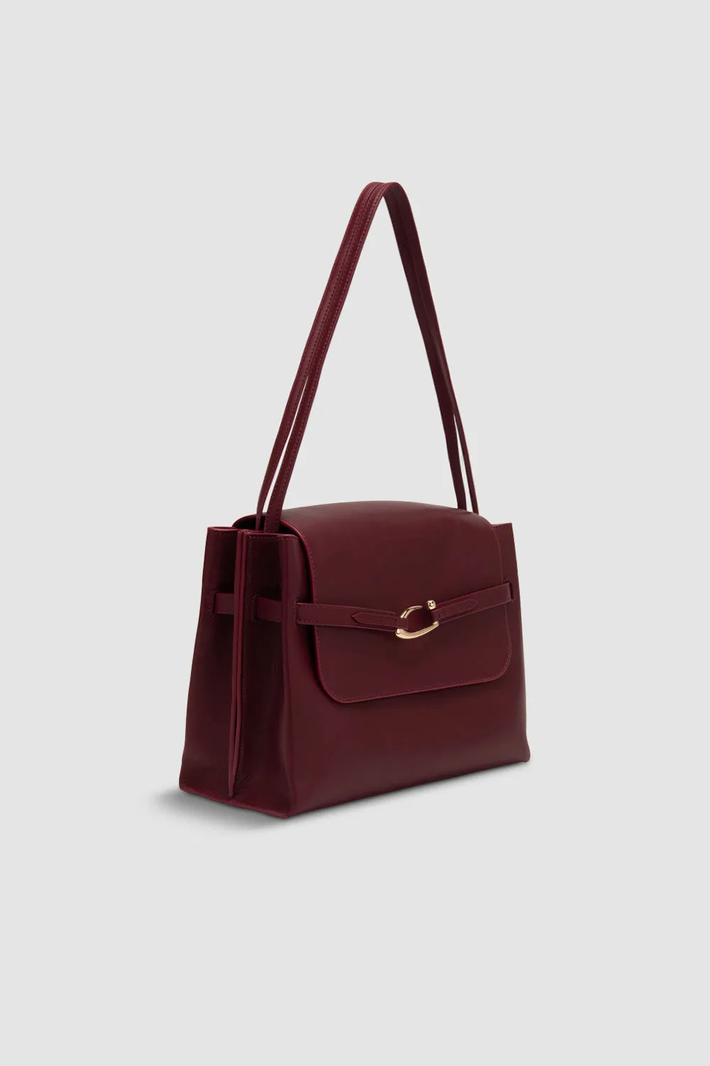 Cora Sour Cherry Nappa Leather Shoulder Bag sold by BY FAR product image thumbnail 2