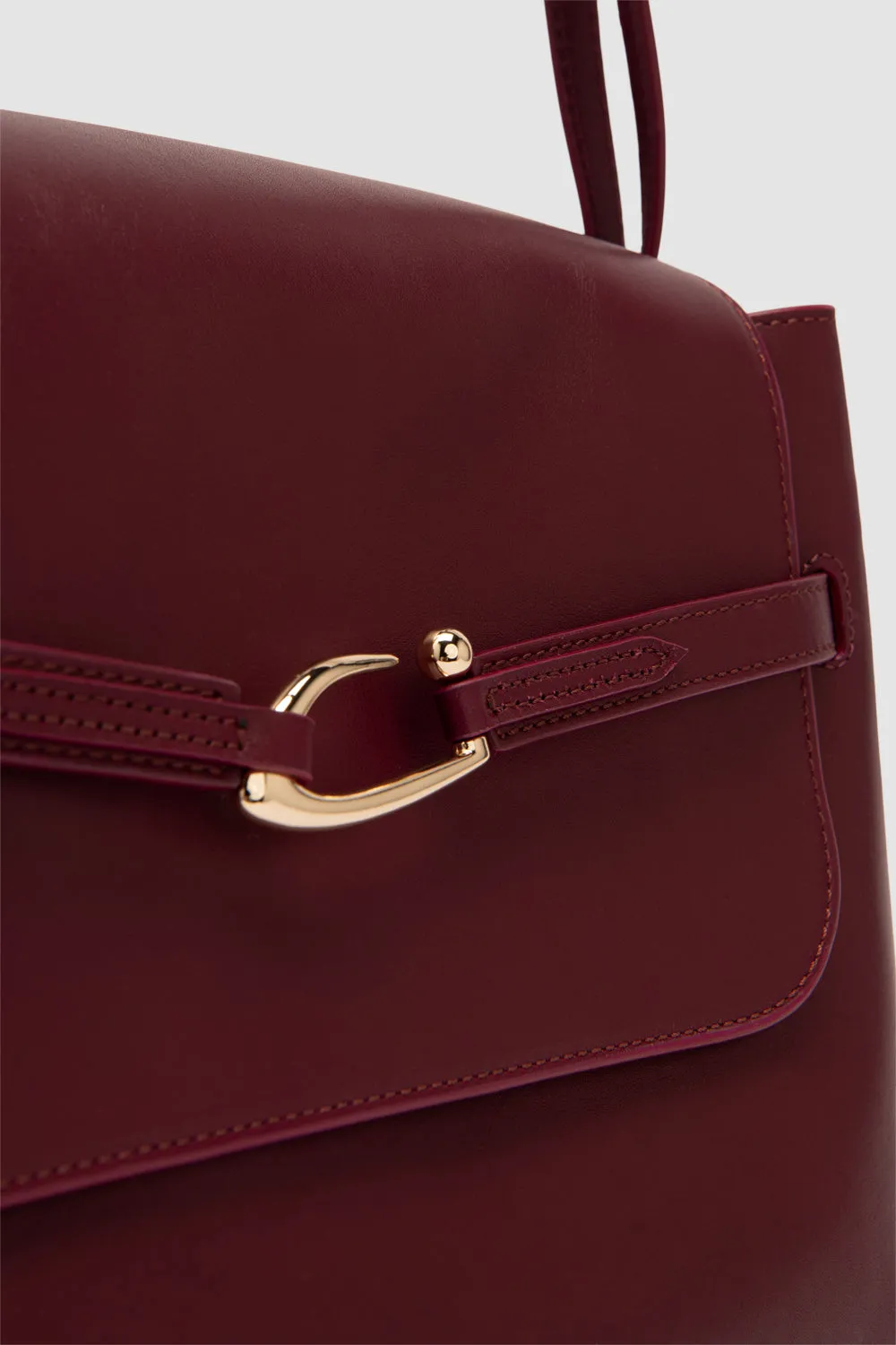 Cora Sour Cherry Nappa Leather Shoulder Bag sold by BY FAR product image thumbnail 3