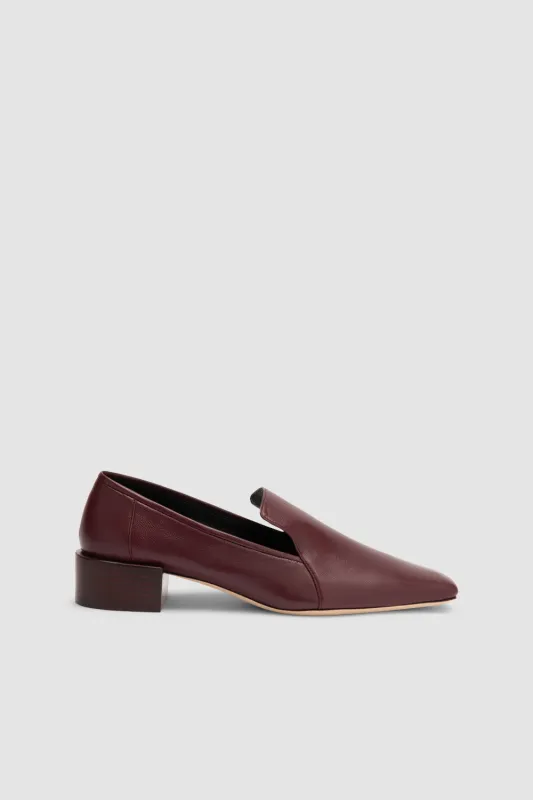 Humphrey Sour Cherry Lamb Nappa Leather Loafer sold by BY FAR
