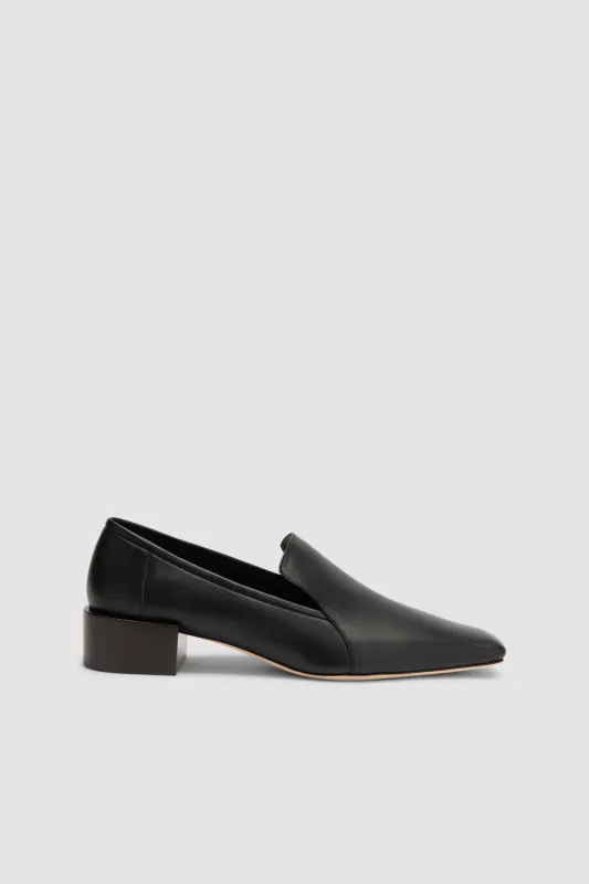 Humphrey Black Lamb Nappa Leather Loafer sold by BY FAR