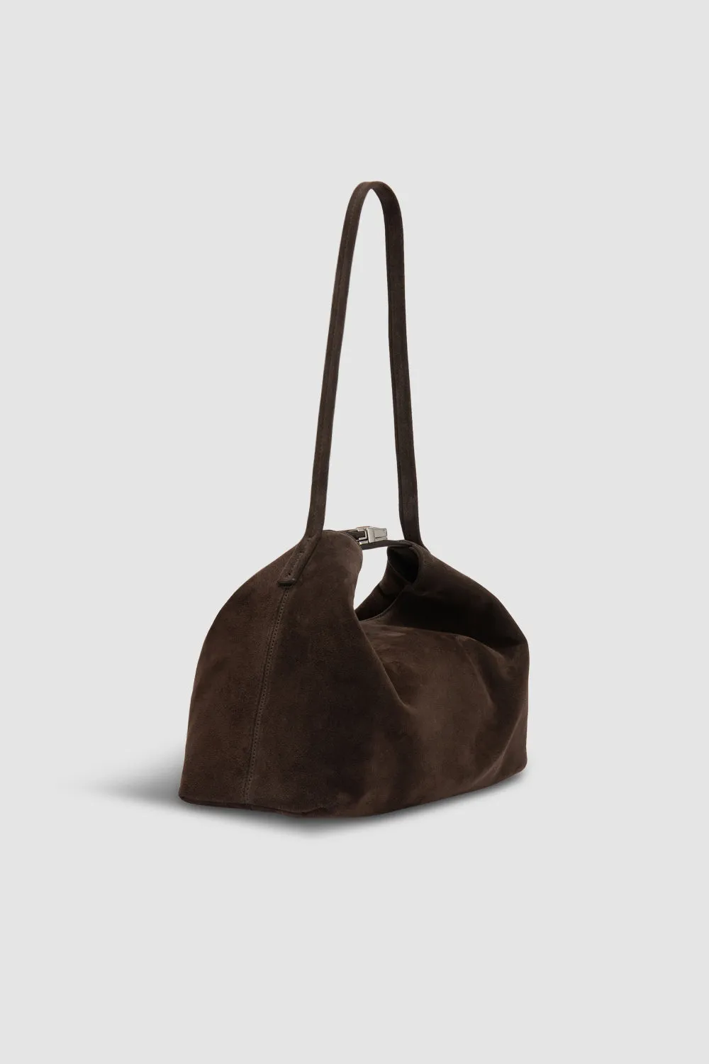 Bea Ristretto Suede Leather Hobo Bag sold by BY FAR product image thumbnail 2