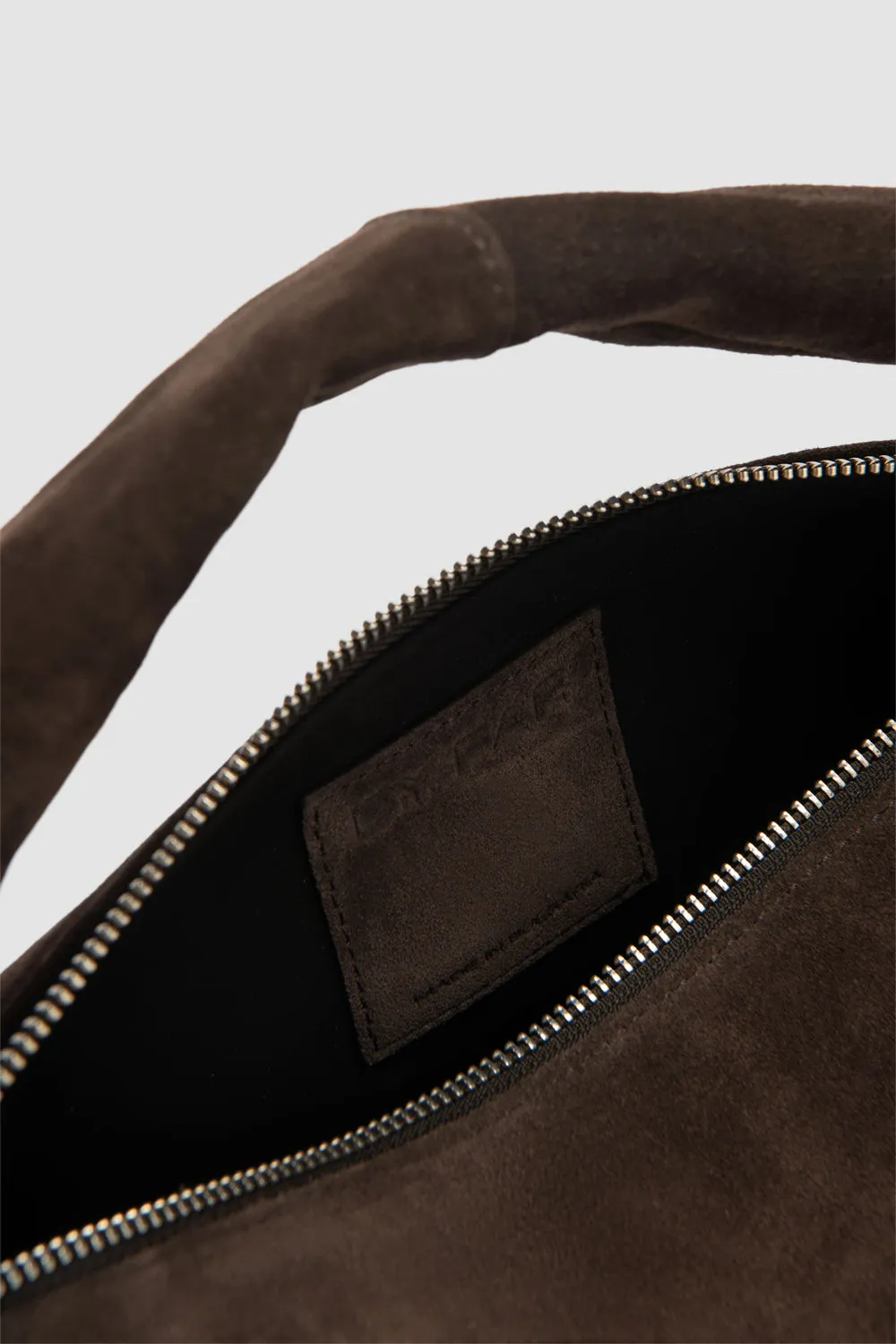 Cush Ristretto Suede Leather Shoulder Bag sold by BY FAR product image thumbnail 4