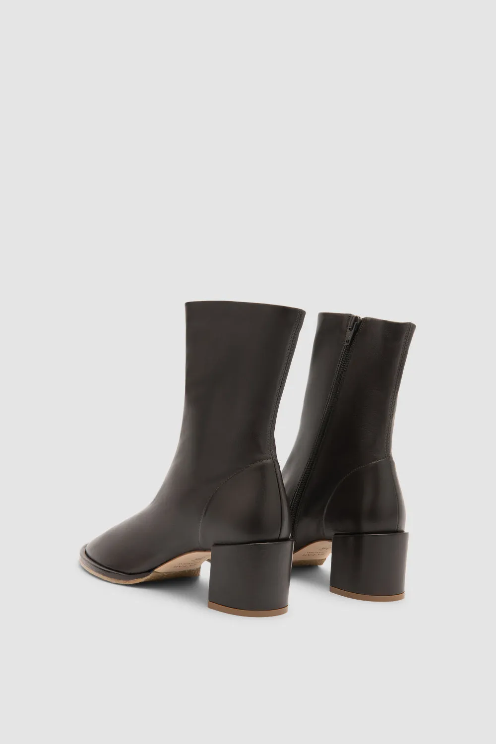 Josiah Ristretto Lamb Nappa Leather Ankle Boot sold by BY FAR product image thumbnail 4