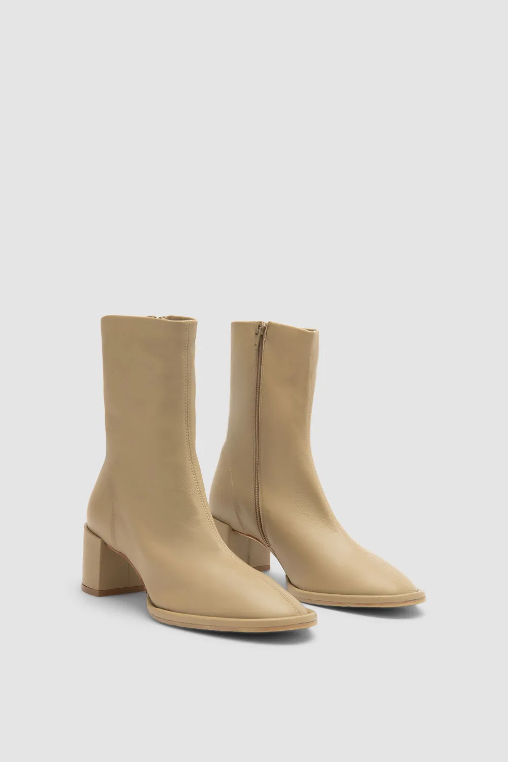 Josiah Mangrove Lamb Nappa Leather Ankle Boot sold by BY FAR product image thumbnail 2