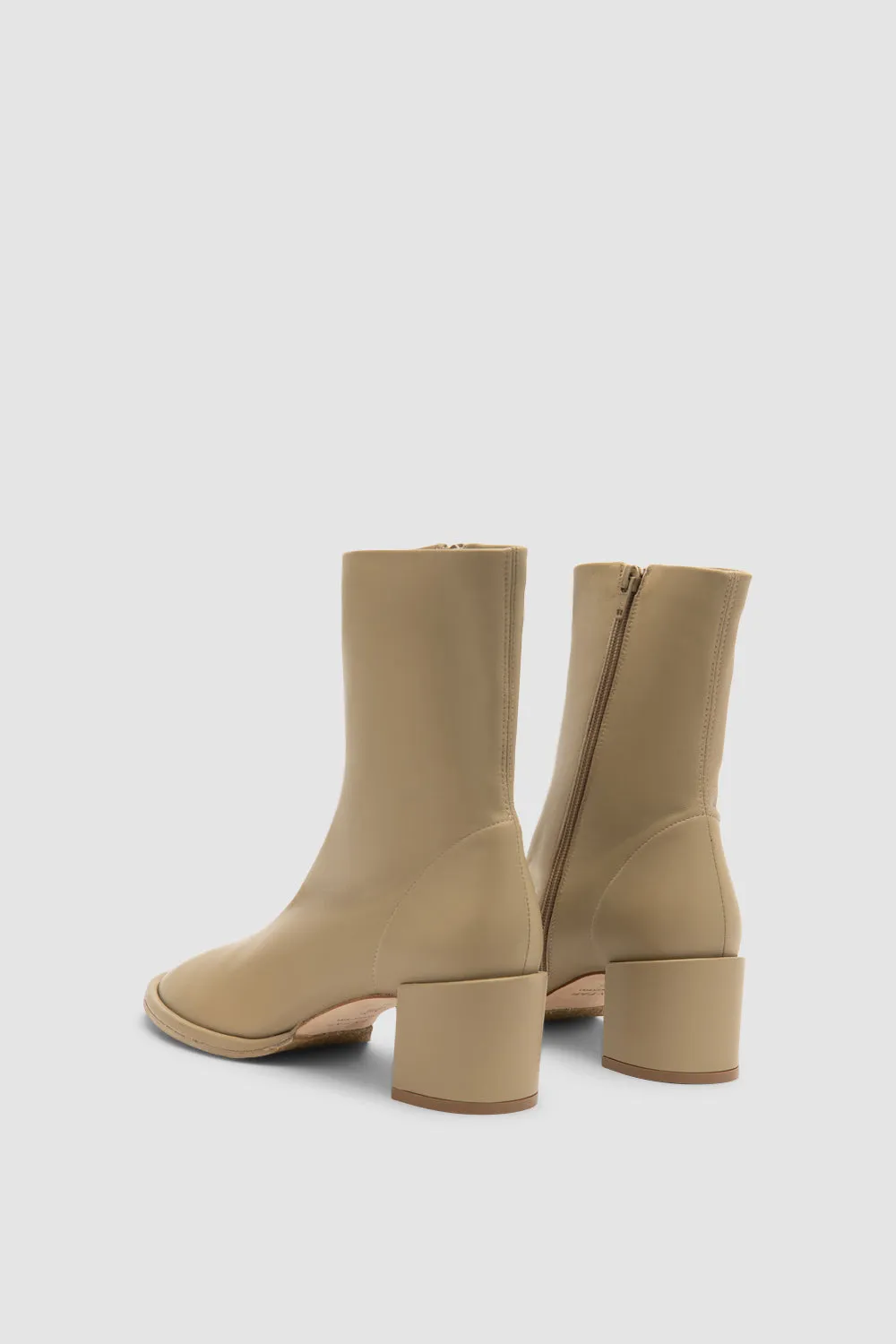 Josiah Mangrove Lamb Nappa Leather Ankle Boot sold by BY FAR product image thumbnail 4