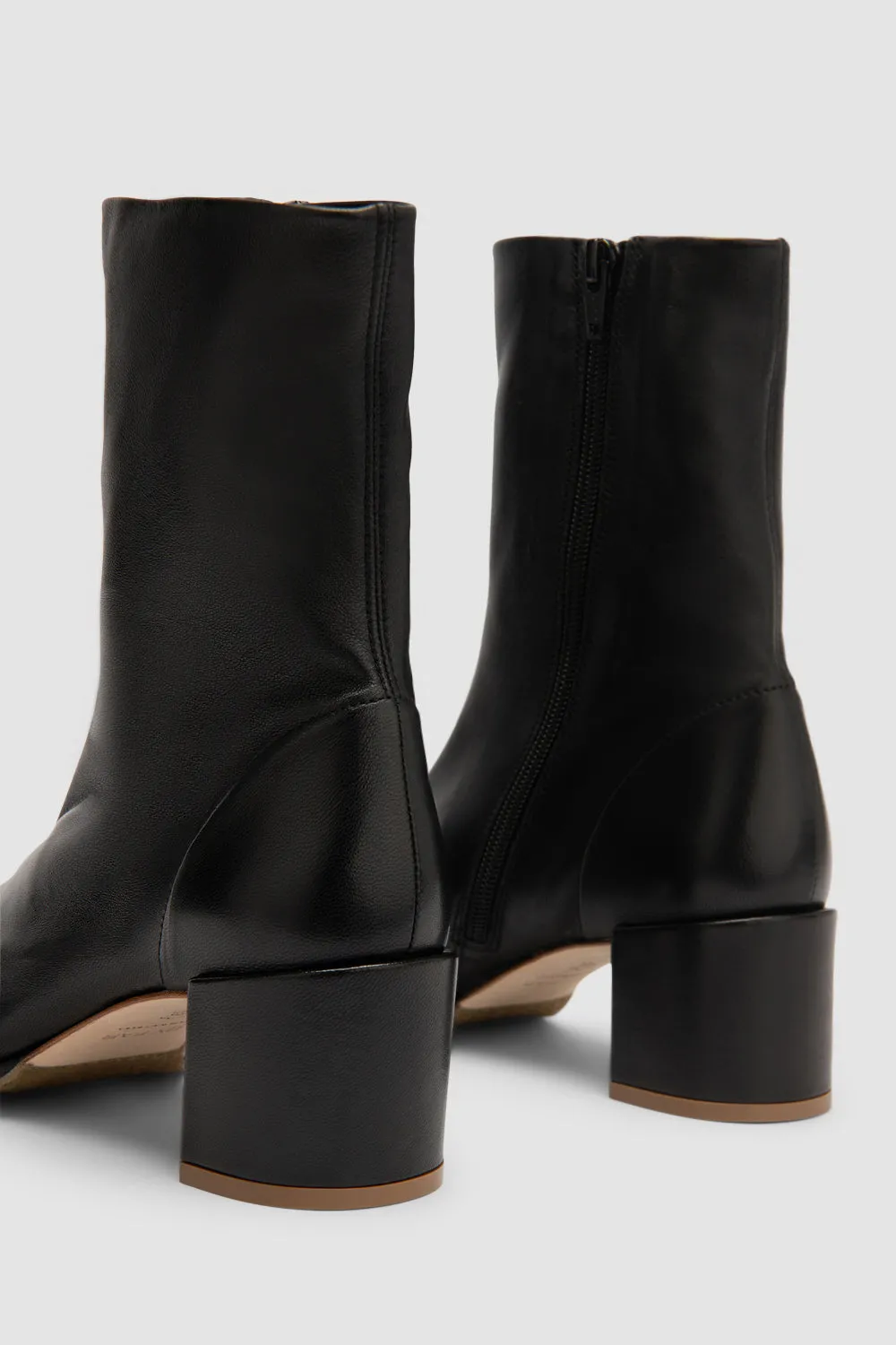 Josiah Black Lamb Nappa Leather Ankle Boot sold by BY FAR product image thumbnail 4