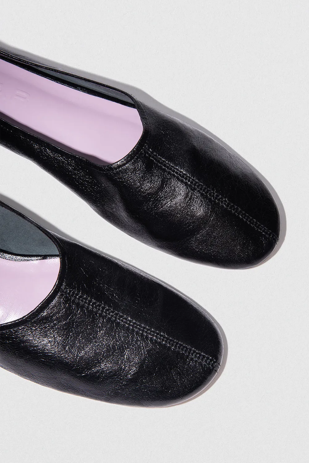 Prudence Leather Ballet Flat sold by BY FAR product image thumbnail 3