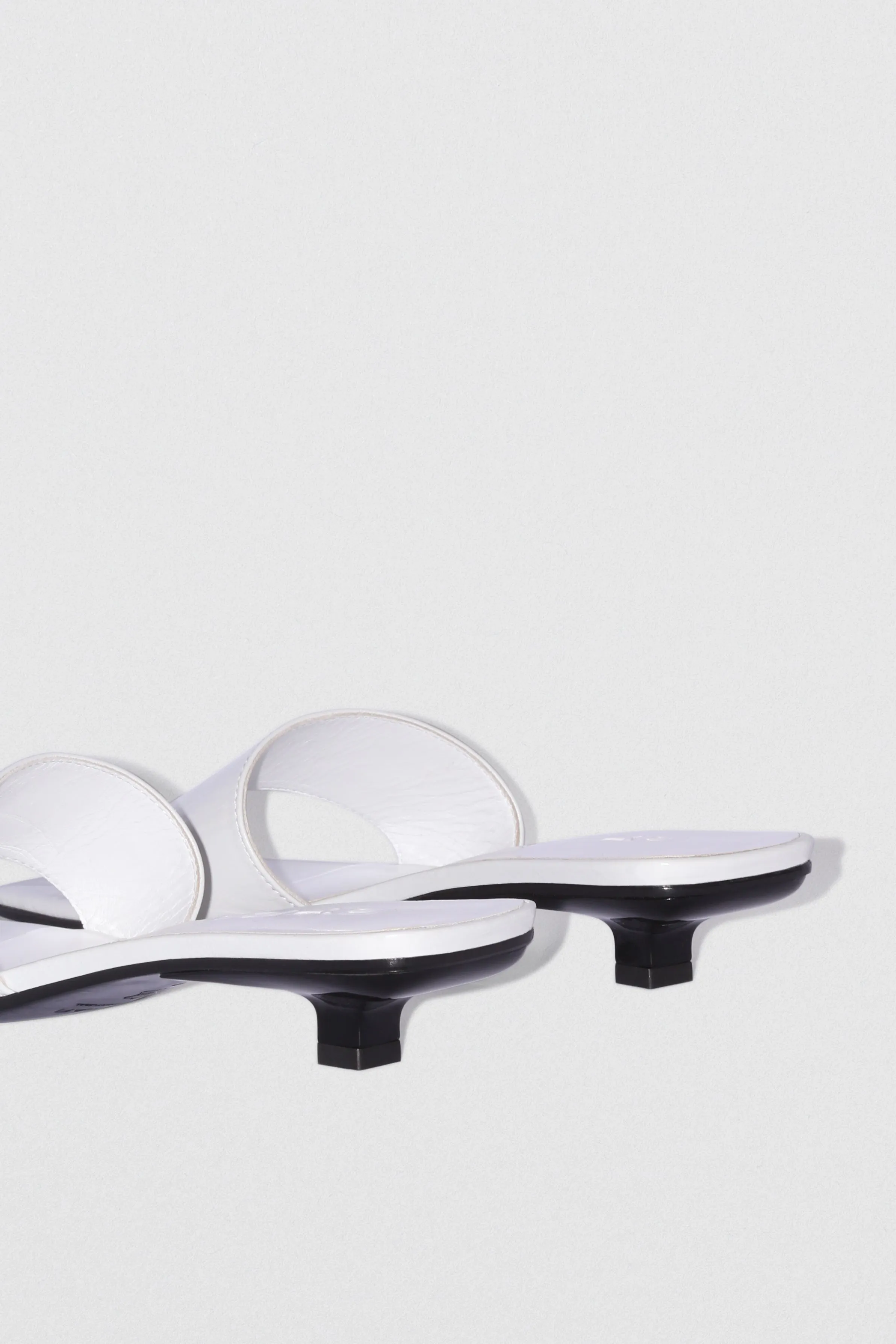 Ceni Burrata Creased Calf Leather Slip-On Mule sold by BY FAR product image thumbnail 4