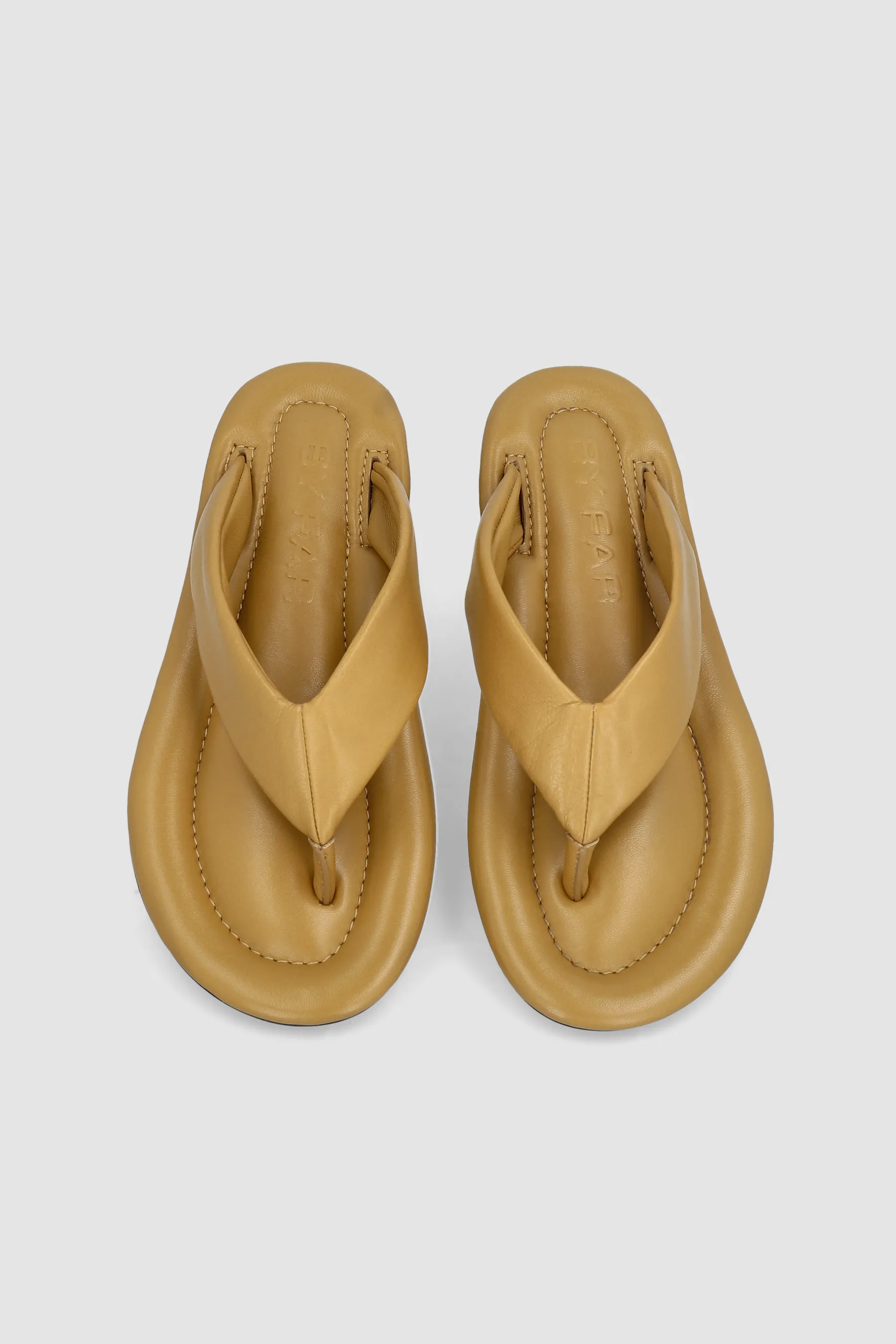 Dasha Cumin Lamb Nappa Leather Flip-Flop Sandal sold by BY FAR product image thumbnail 4