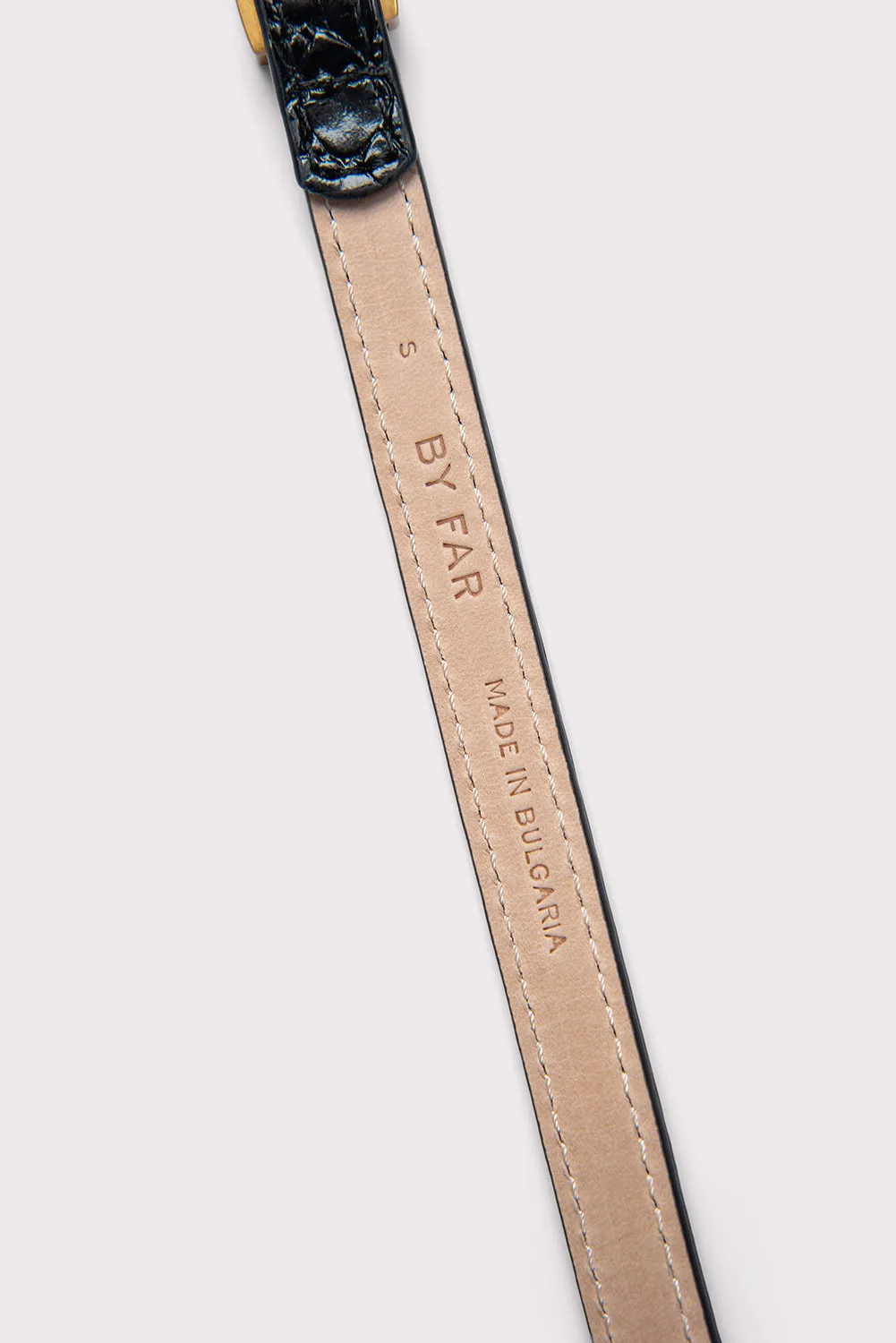Vic Croco Embossed Belt sold by BY FAR product image thumbnail 4
