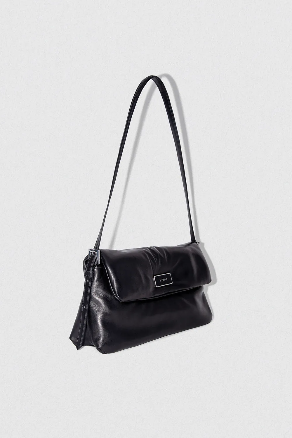 Puffy Tilda Black Lamb Nappa Leather Shoulder Bag sold by BY FAR product image thumbnail 2