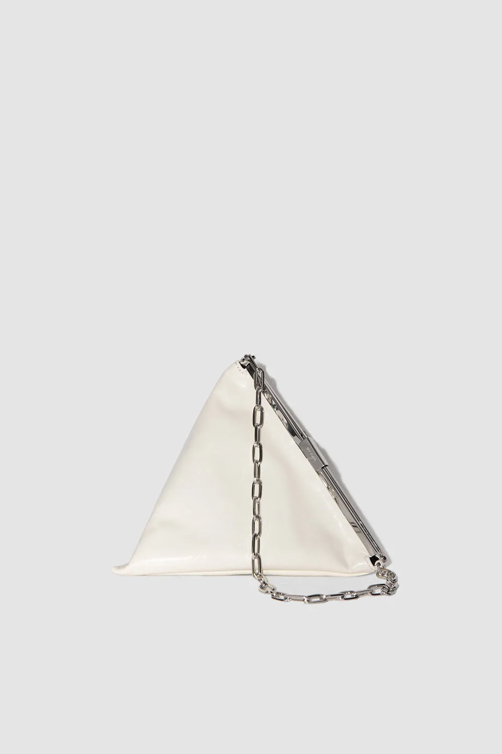 Prisma Limewash Creased Leather Top-Handle Bag sold by BY FAR