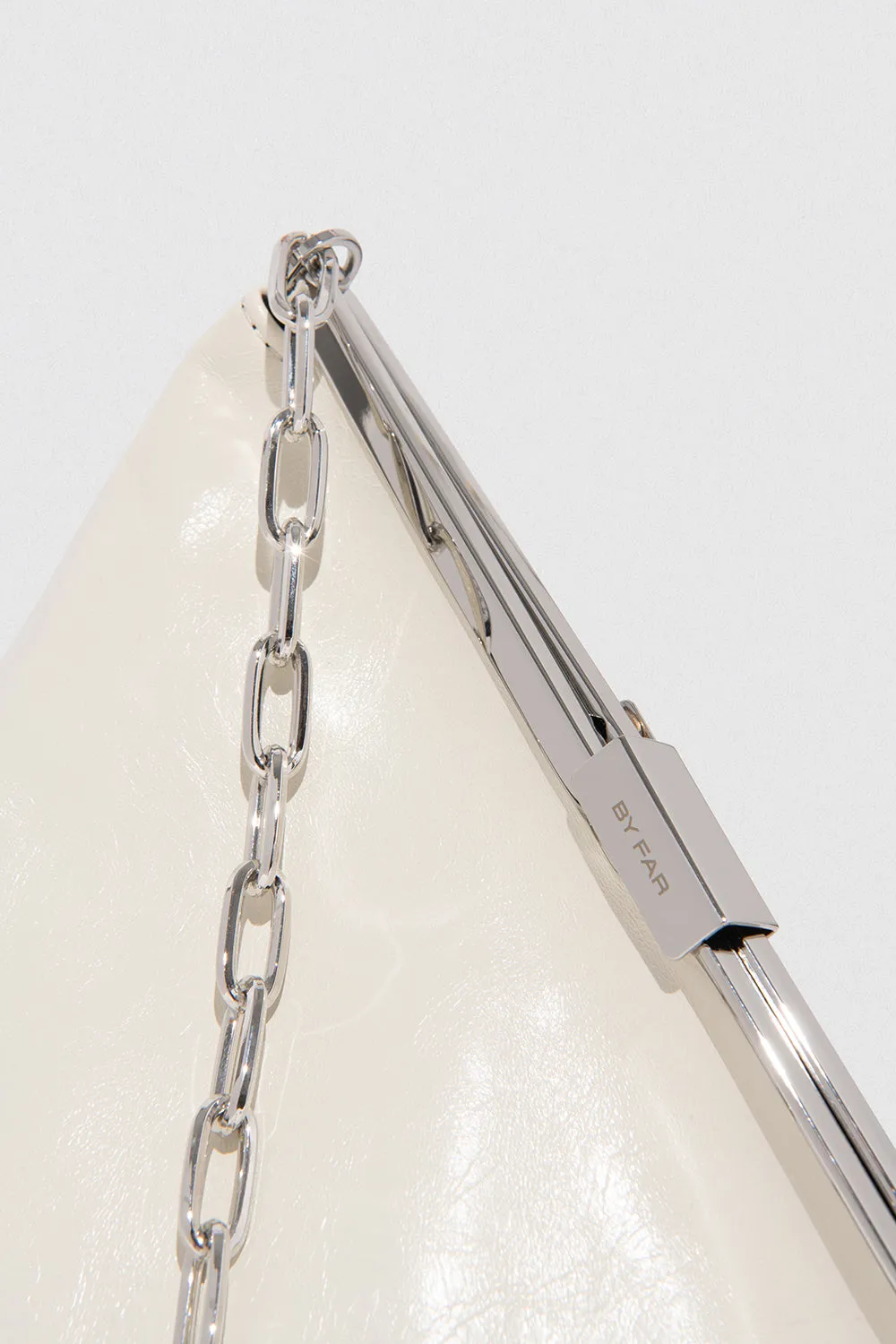 Prisma Limewash Creased Leather Top-Handle Bag sold by BY FAR product image thumbnail 3