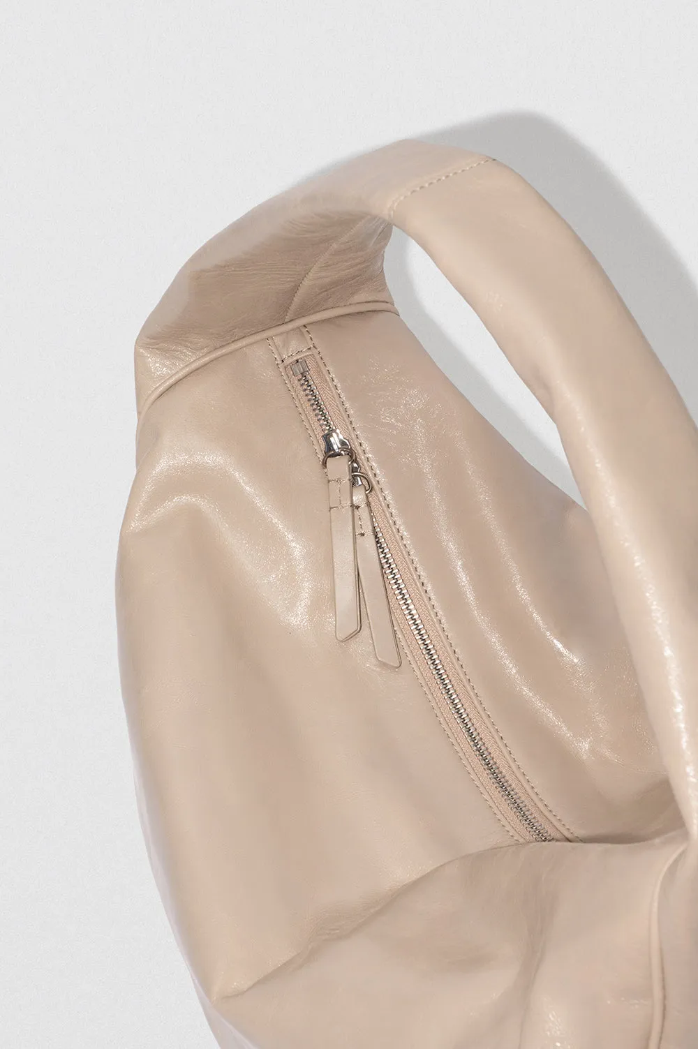 Maxi Cush Dryland Creased Calf Leather Shoulder Bag sold by BY FAR product image thumbnail 3