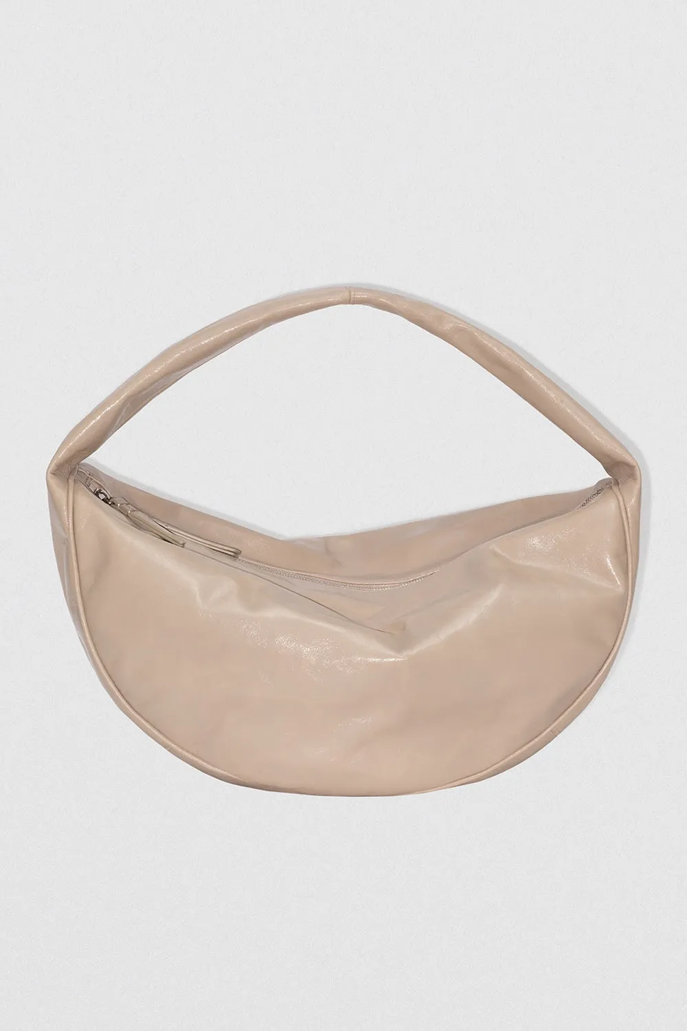 Maxi Cush Dryland Creased Calf Leather Shoulder Bag sold by BY FAR