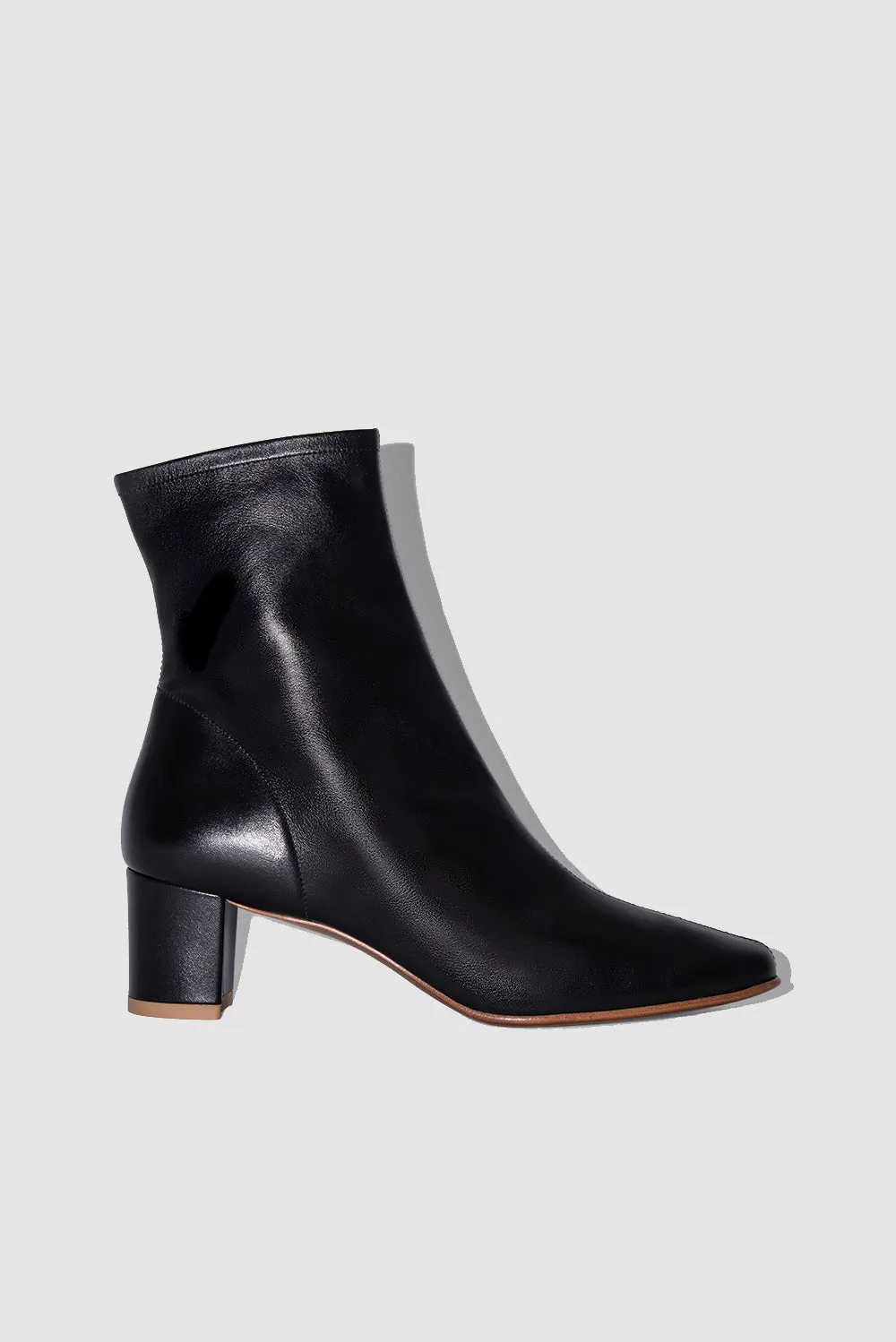 Sofia Black Leather Ankle Boot sold by BY FAR