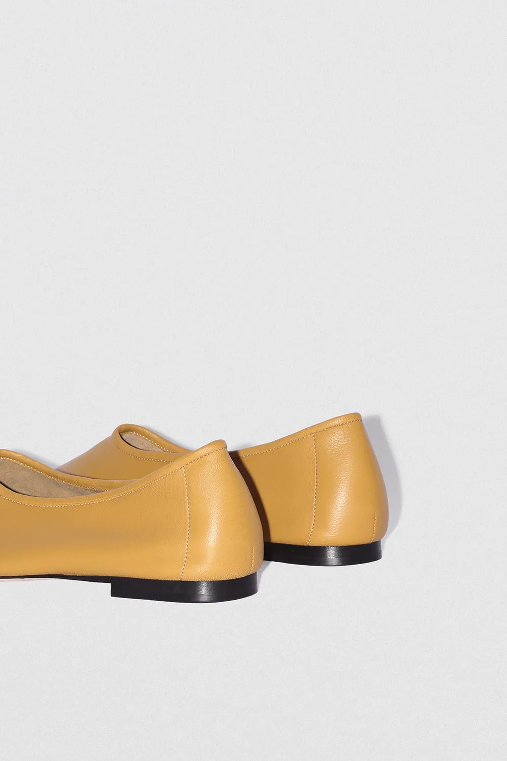 Prudence Cumin Lamb Nappa Leather Ballet Flat sold by BY FAR product image thumbnail 4