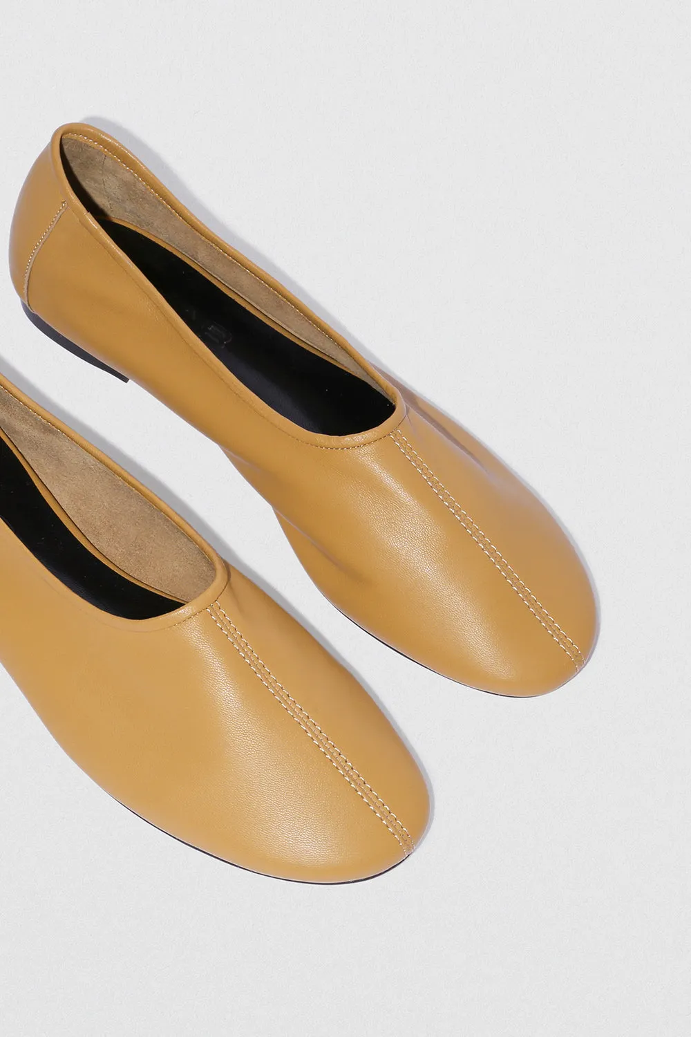 Prudence Cumin Lamb Nappa Leather Ballet Flat sold by BY FAR product image thumbnail 3