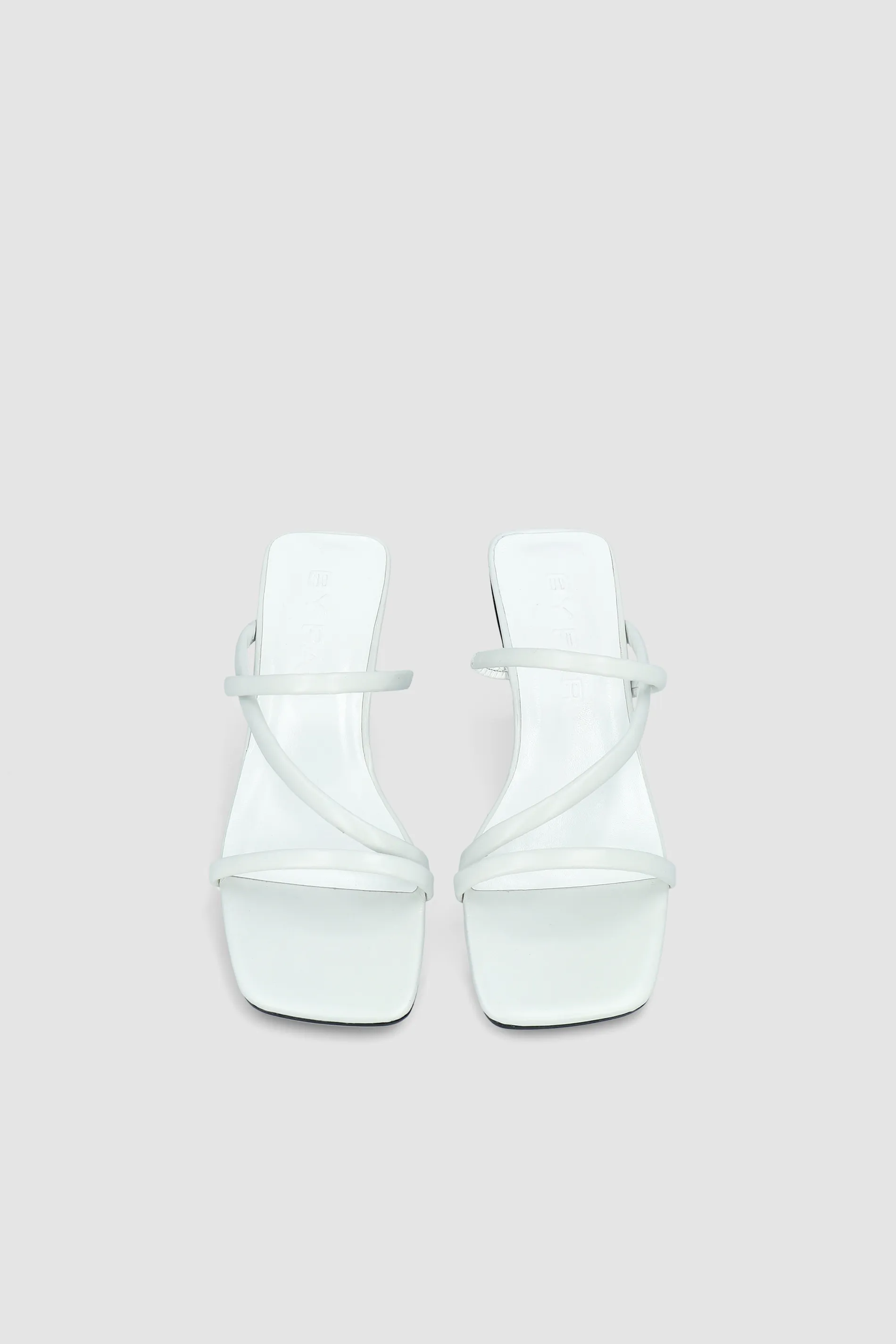 Morena Burrata Creased Calf Leather Mule sold by BY FAR product image thumbnail 3